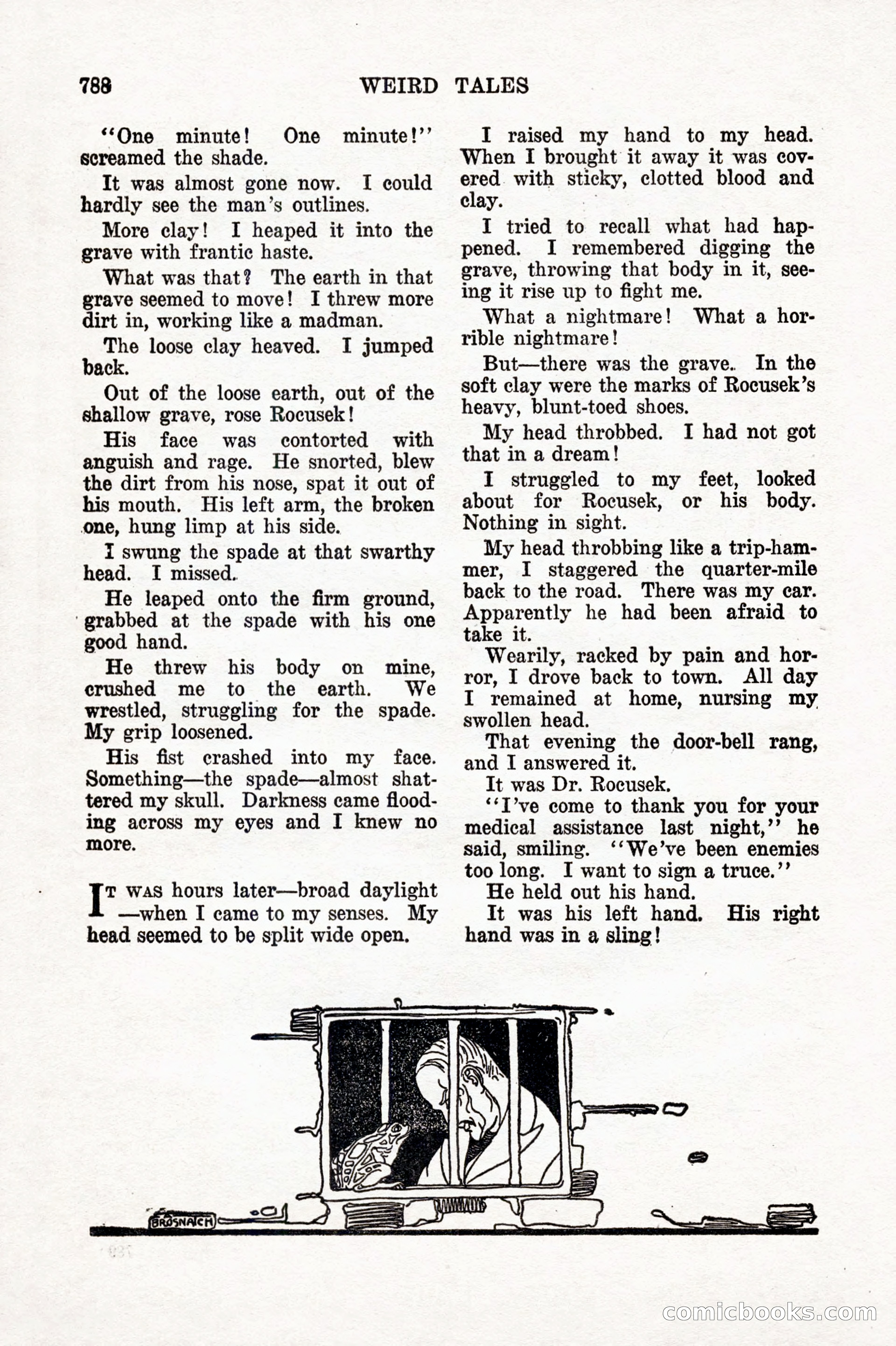 Weird Tales, Vol. IX, No. 6 — page 70 of 148