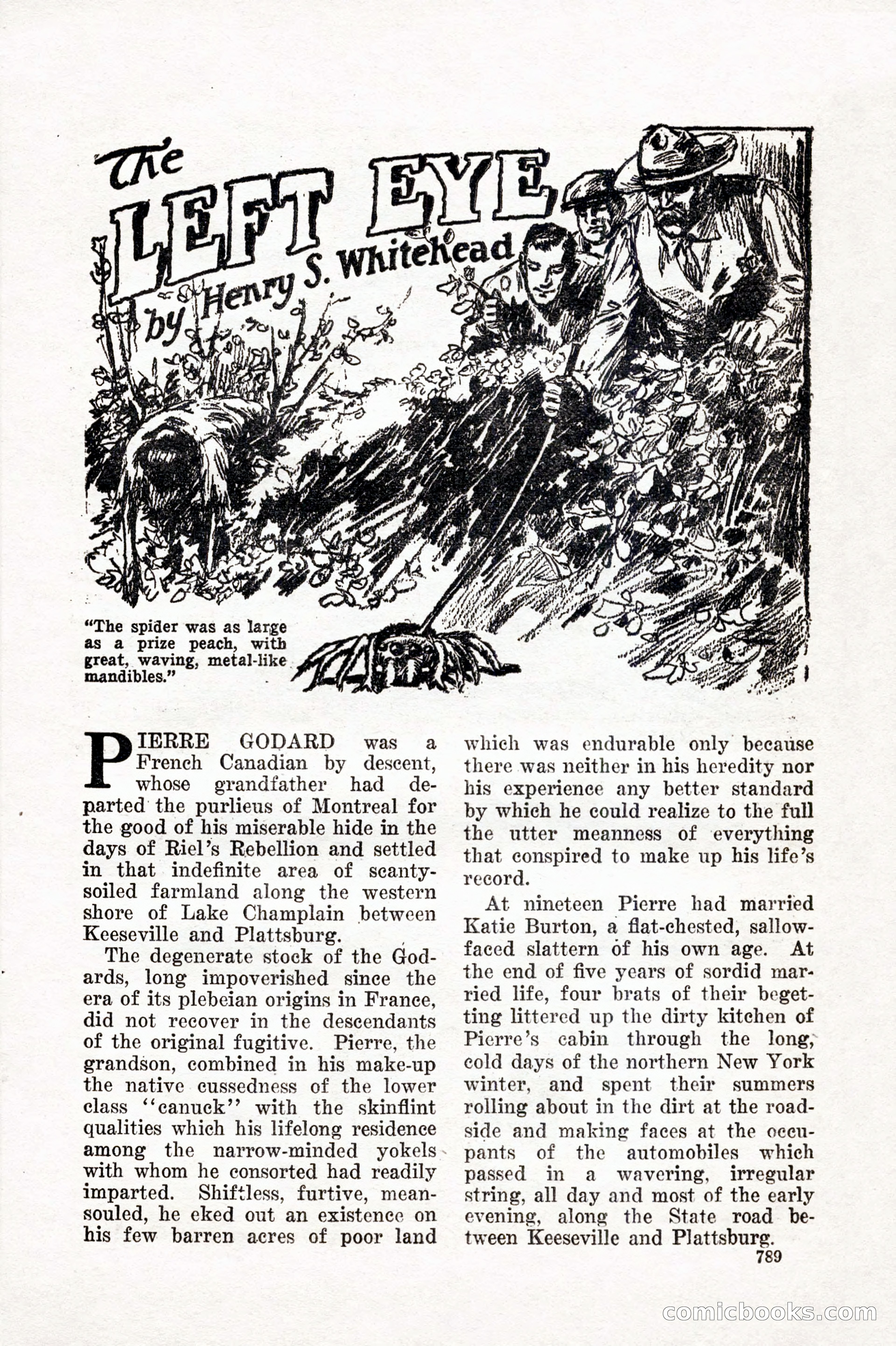 Weird Tales, Vol. IX, No. 6 — page 71 of 148