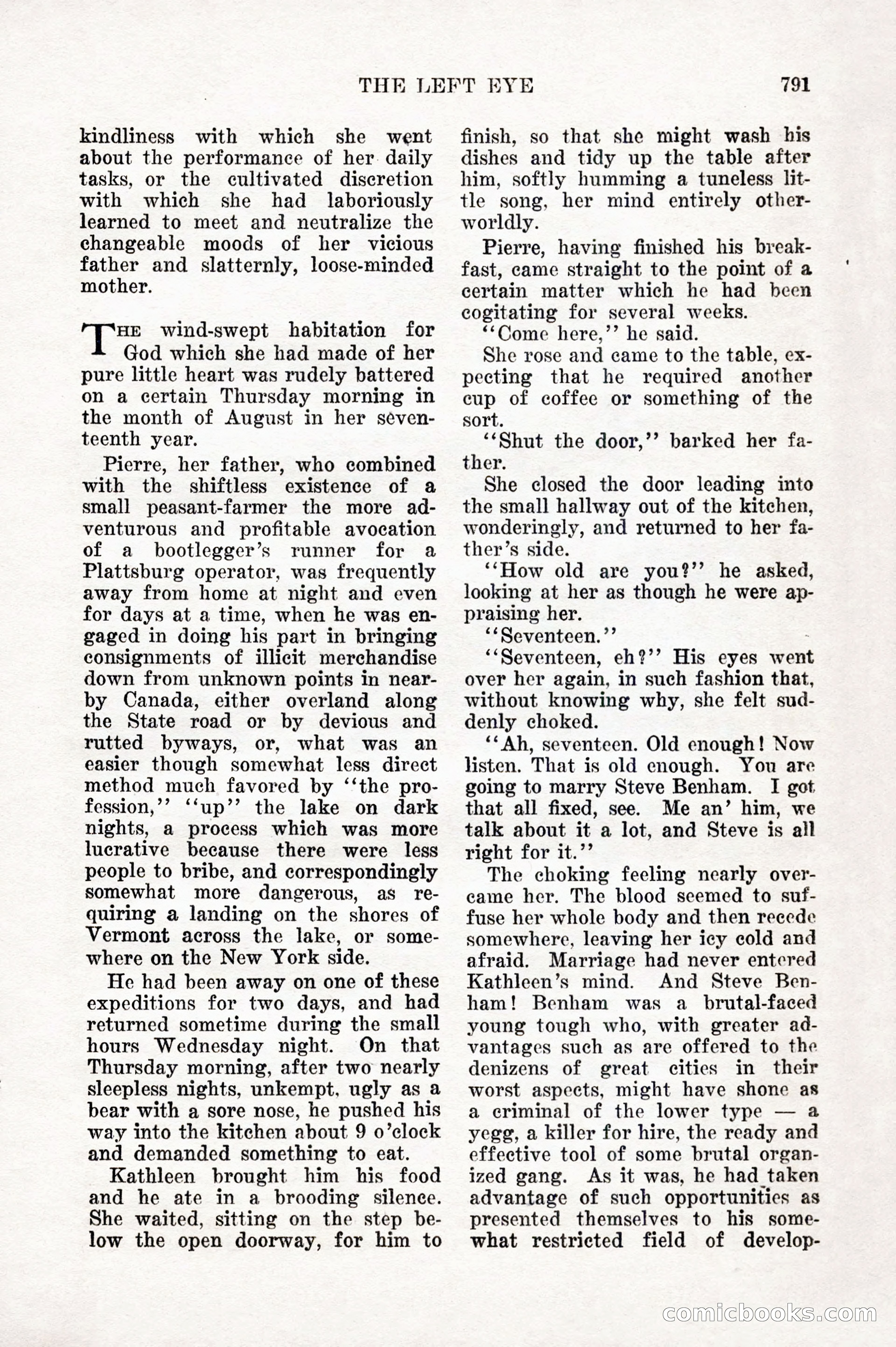 Weird Tales, Vol. IX, No. 6 — page 73 of 148