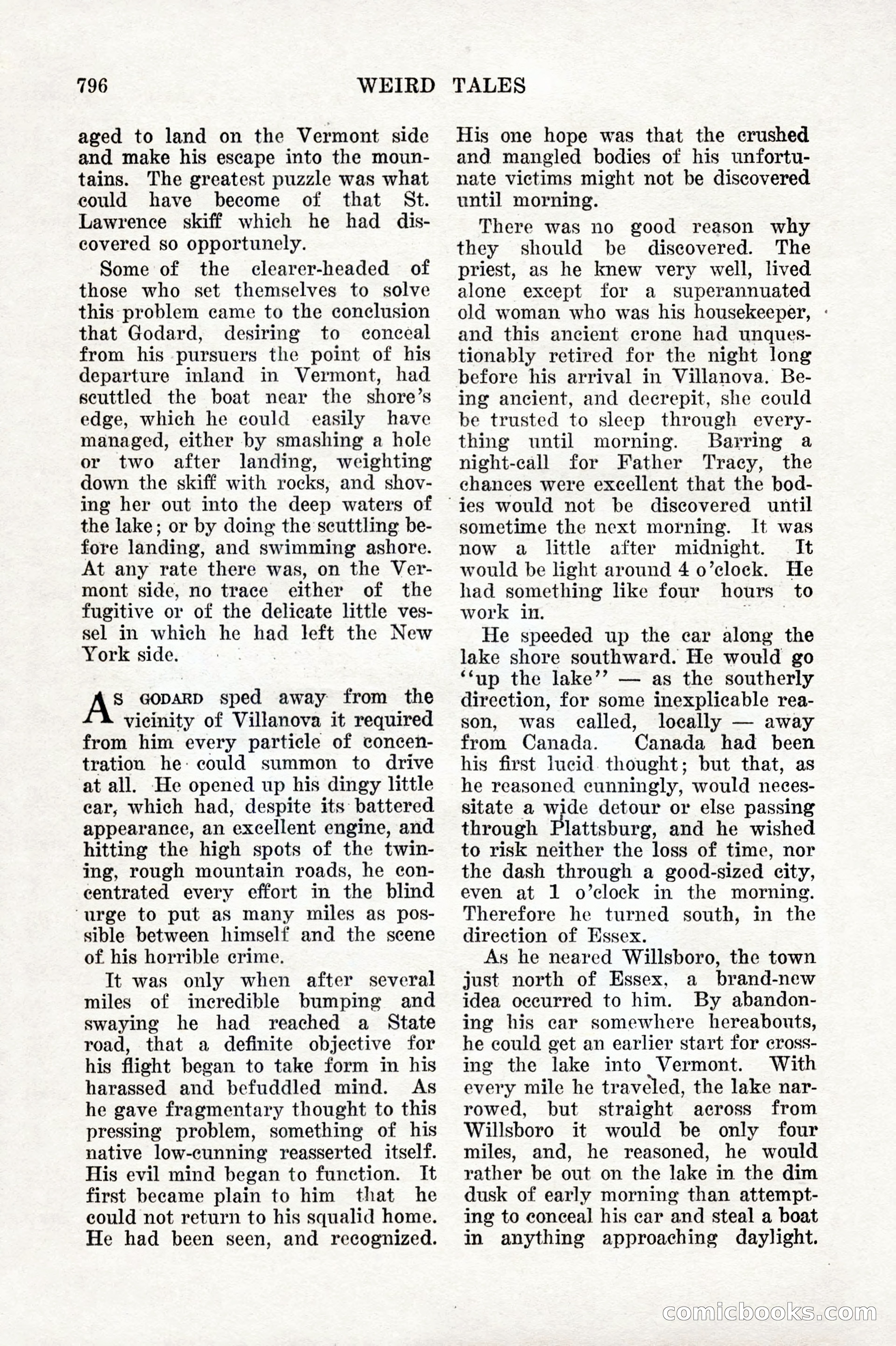 Weird Tales, Vol. IX, No. 6 — page 78 of 148