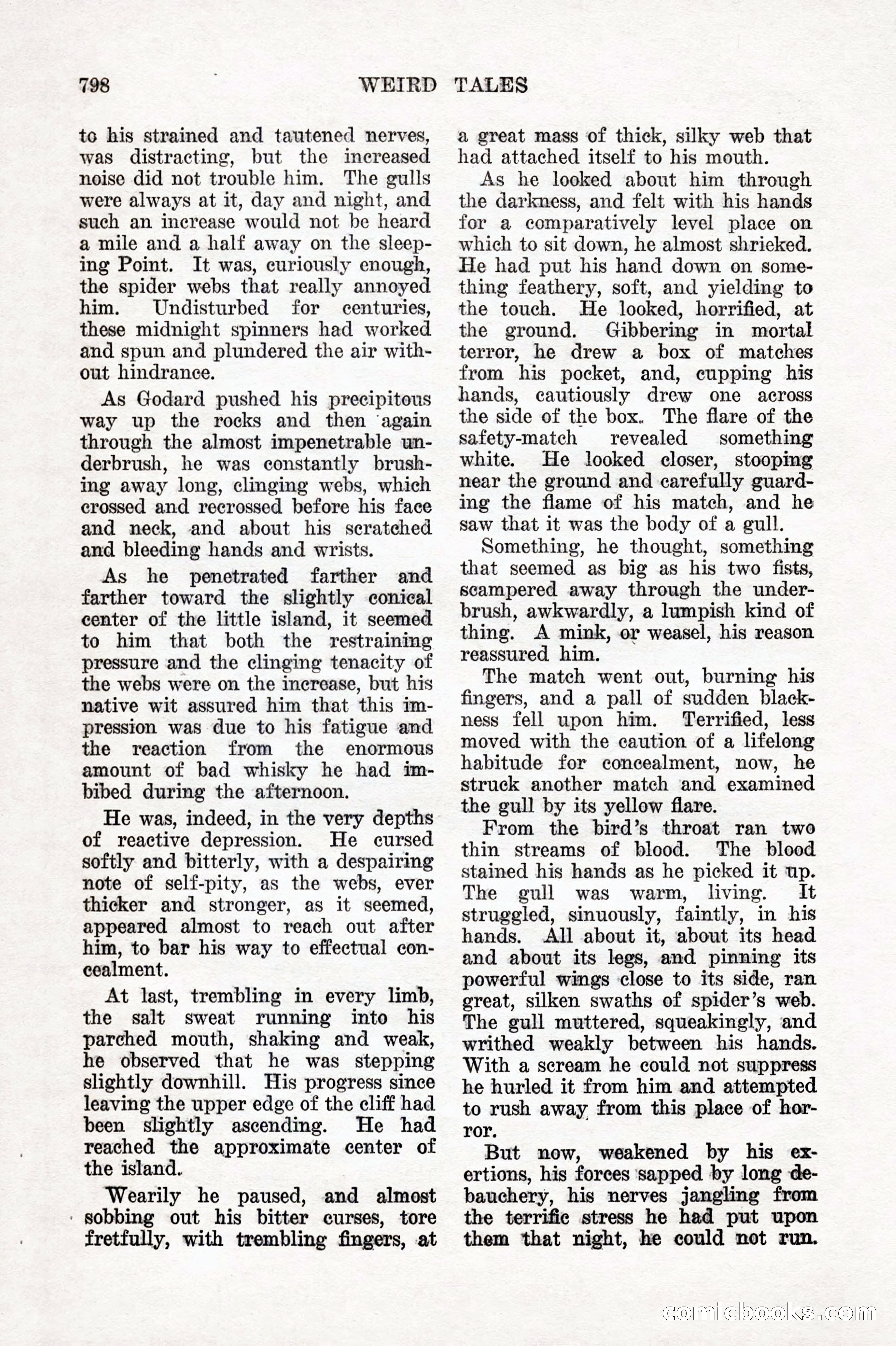 Weird Tales, Vol. IX, No. 6 — page 80 of 148