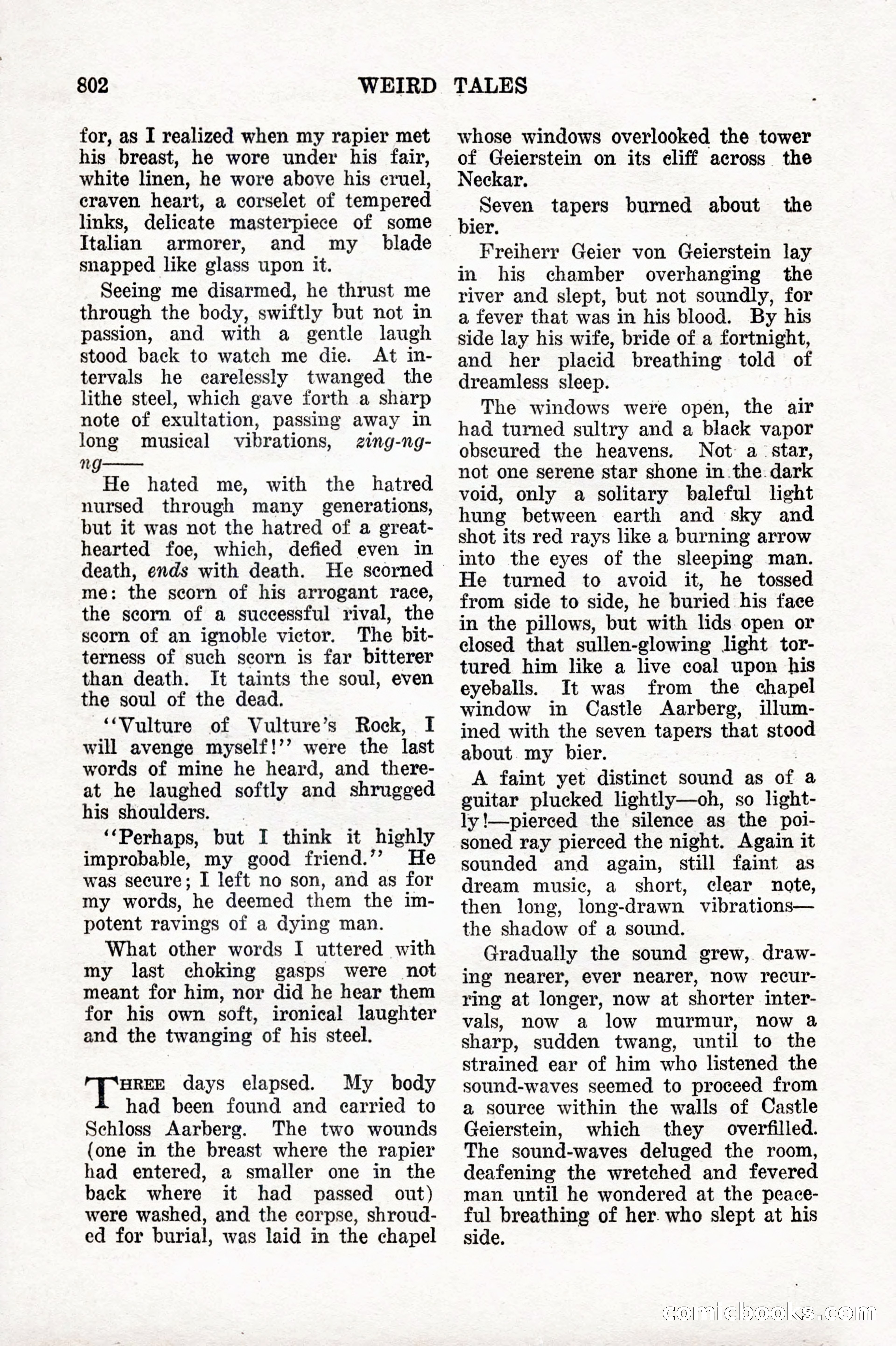 Weird Tales, Vol. IX, No. 6 — page 84 of 148