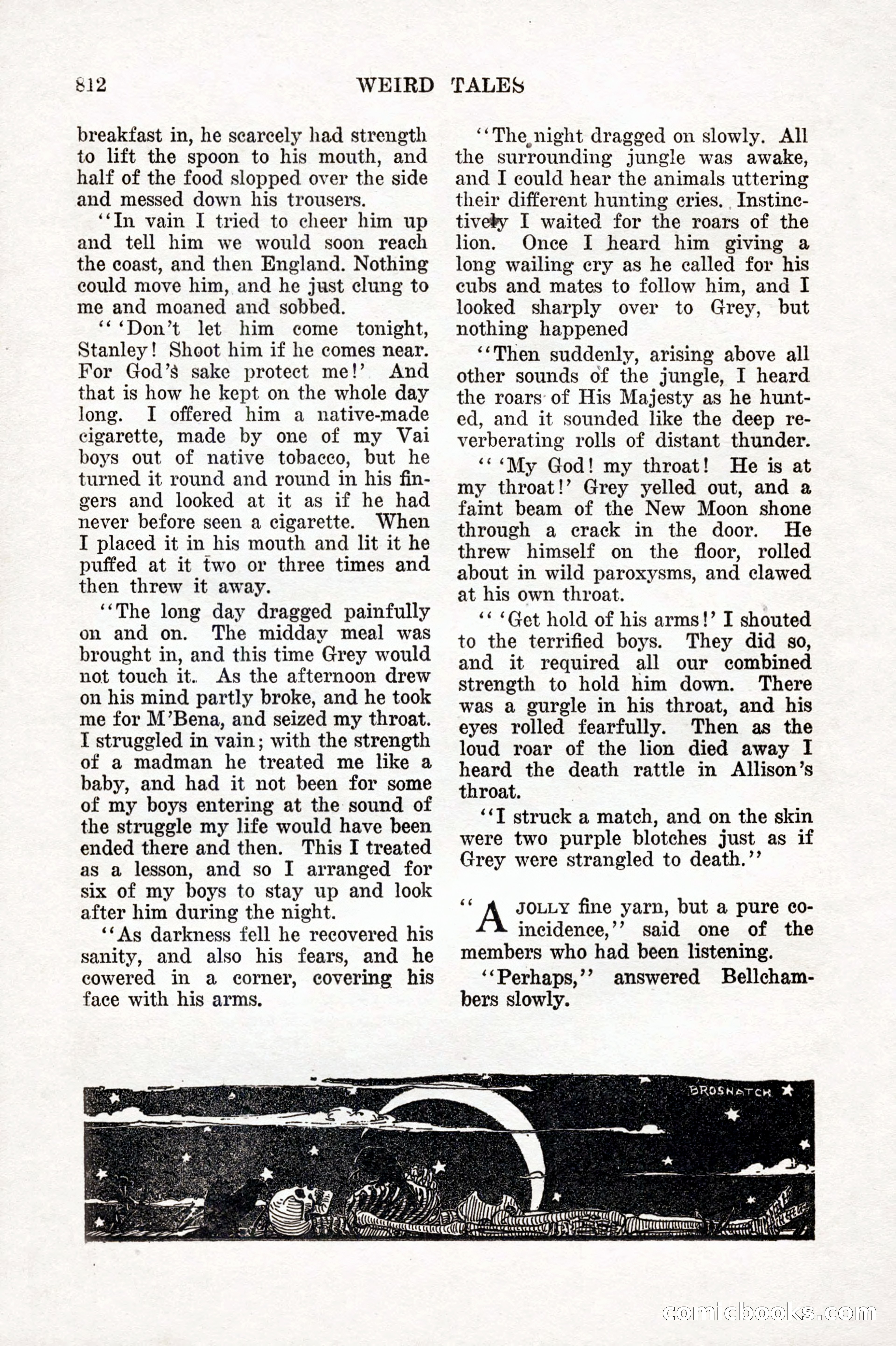 Weird Tales, Vol. IX, No. 6 — page 94 of 148