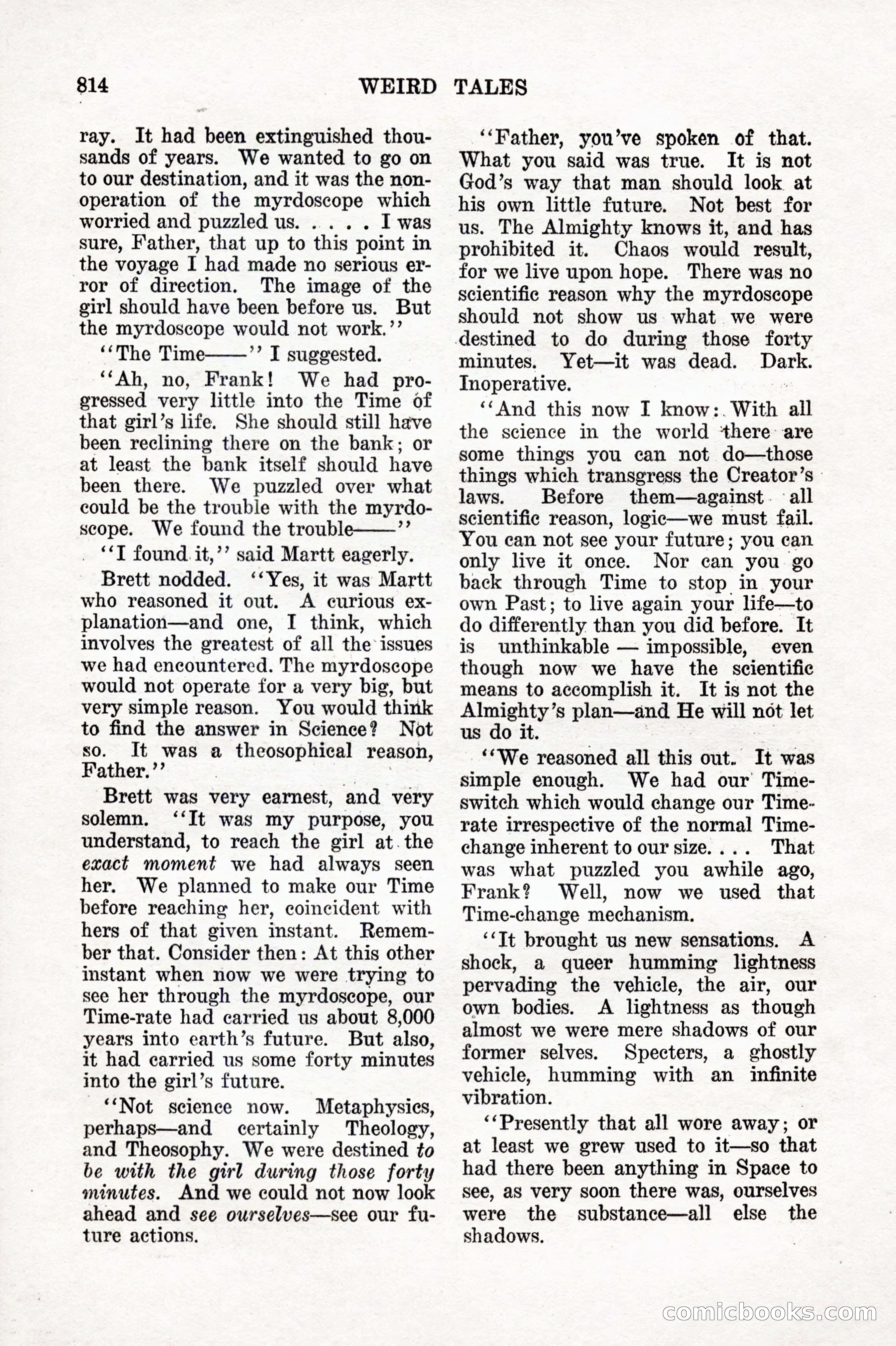 Weird Tales, Vol. IX, No. 6 — page 96 of 148
