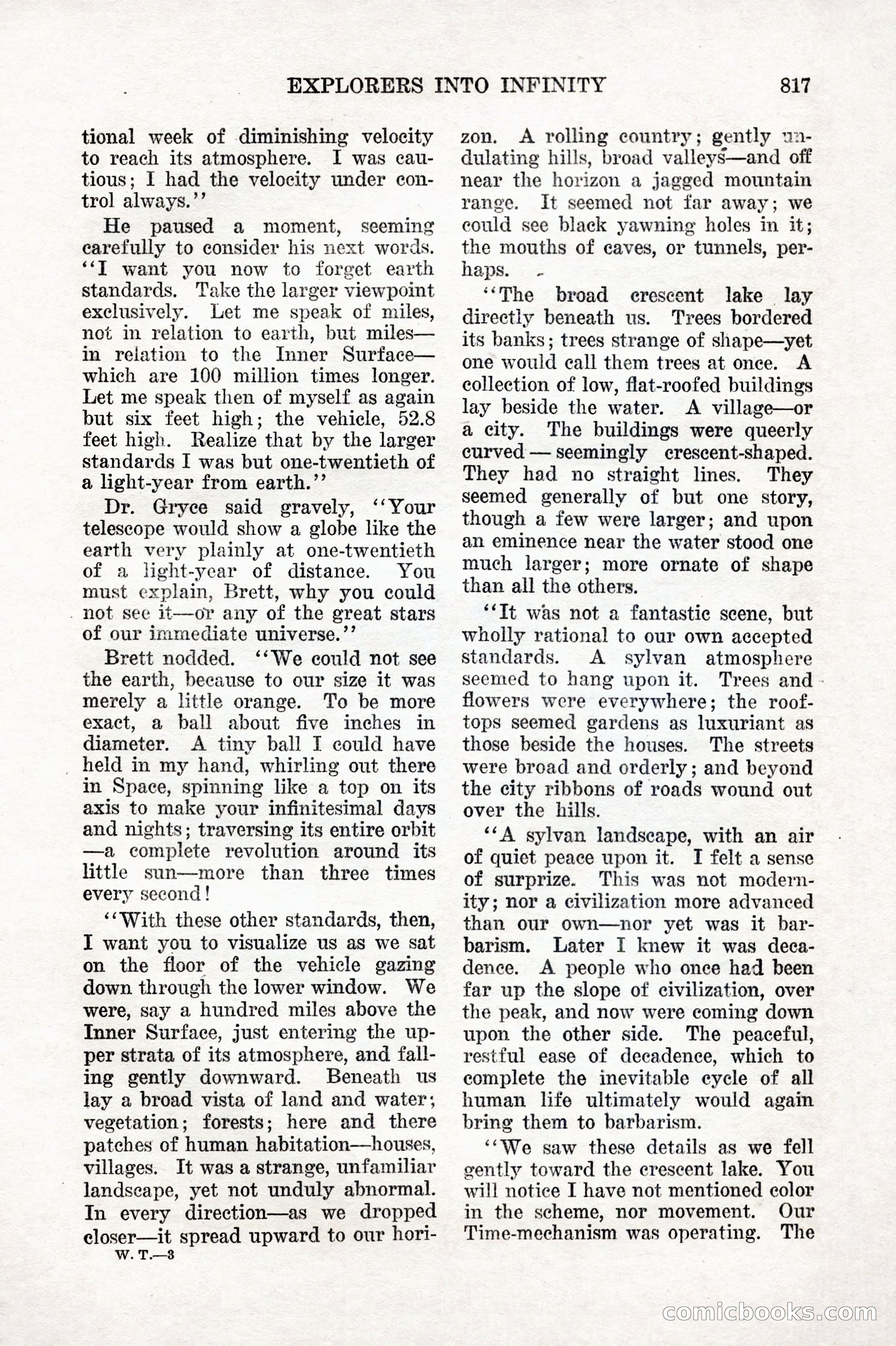 Weird Tales, Vol. IX, No. 6 — page 99 of 148