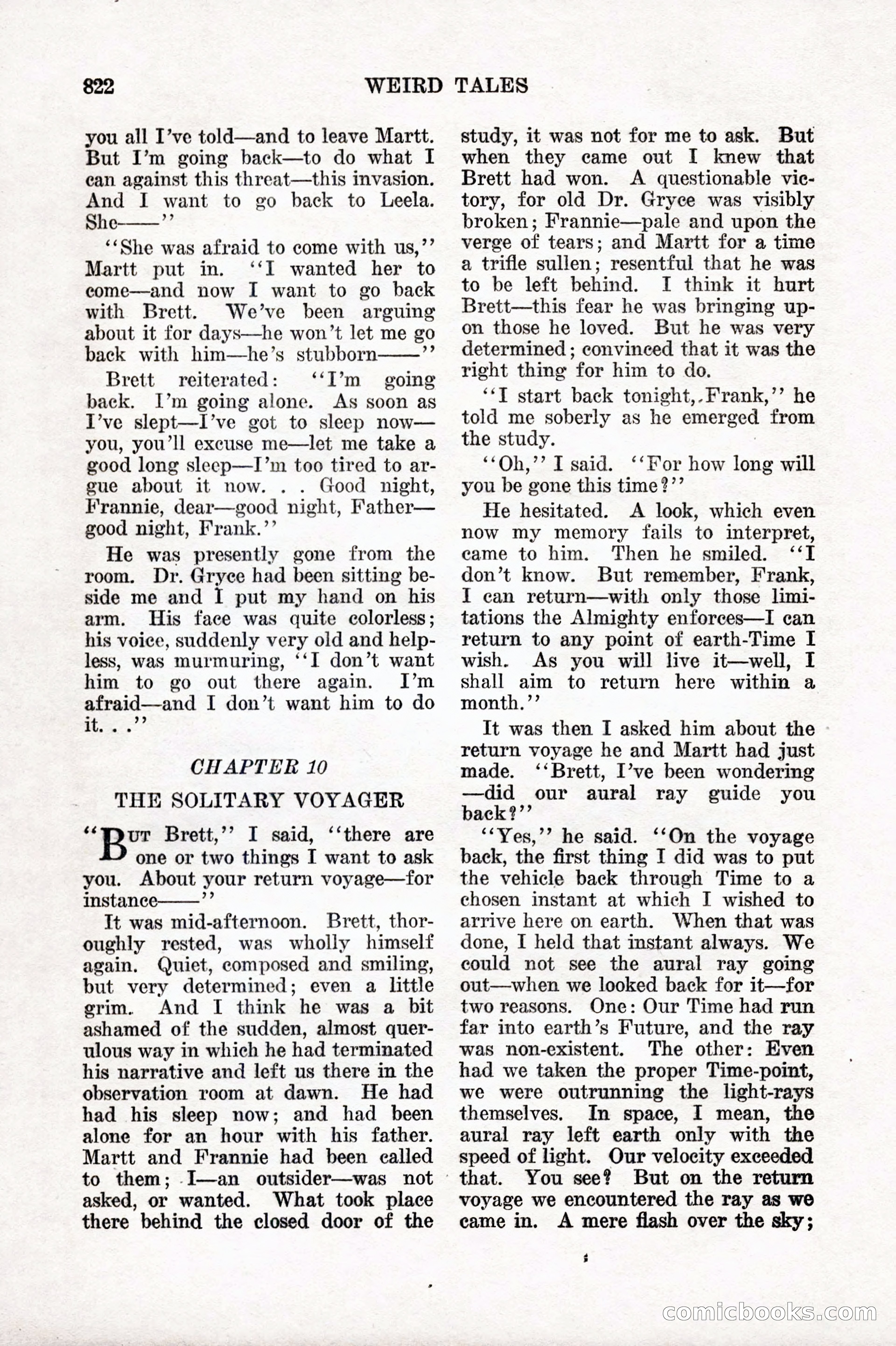 Weird Tales, Vol. IX, No. 6 — page 104 of 148