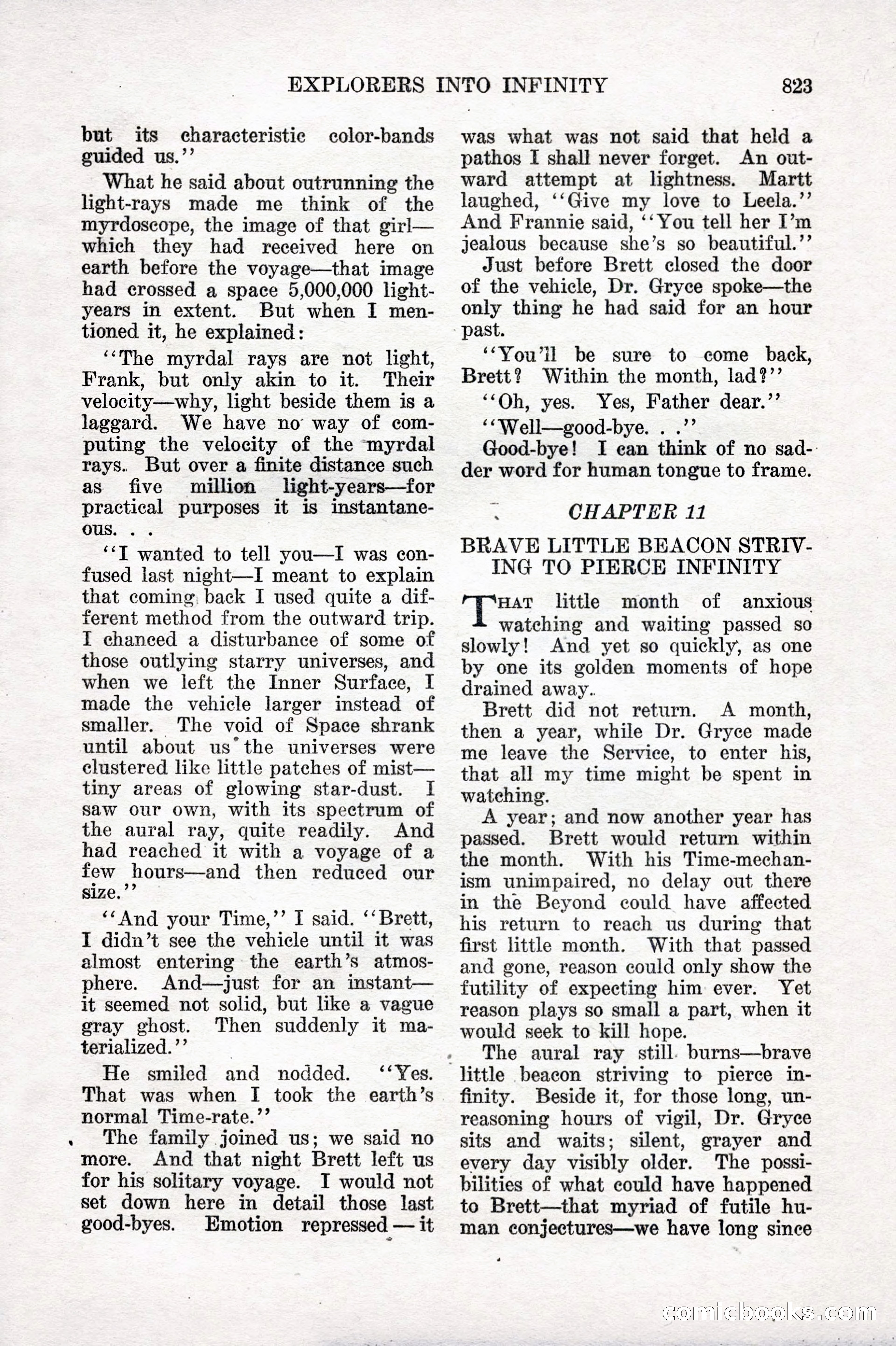 Weird Tales, Vol. IX, No. 6 — page 105 of 148