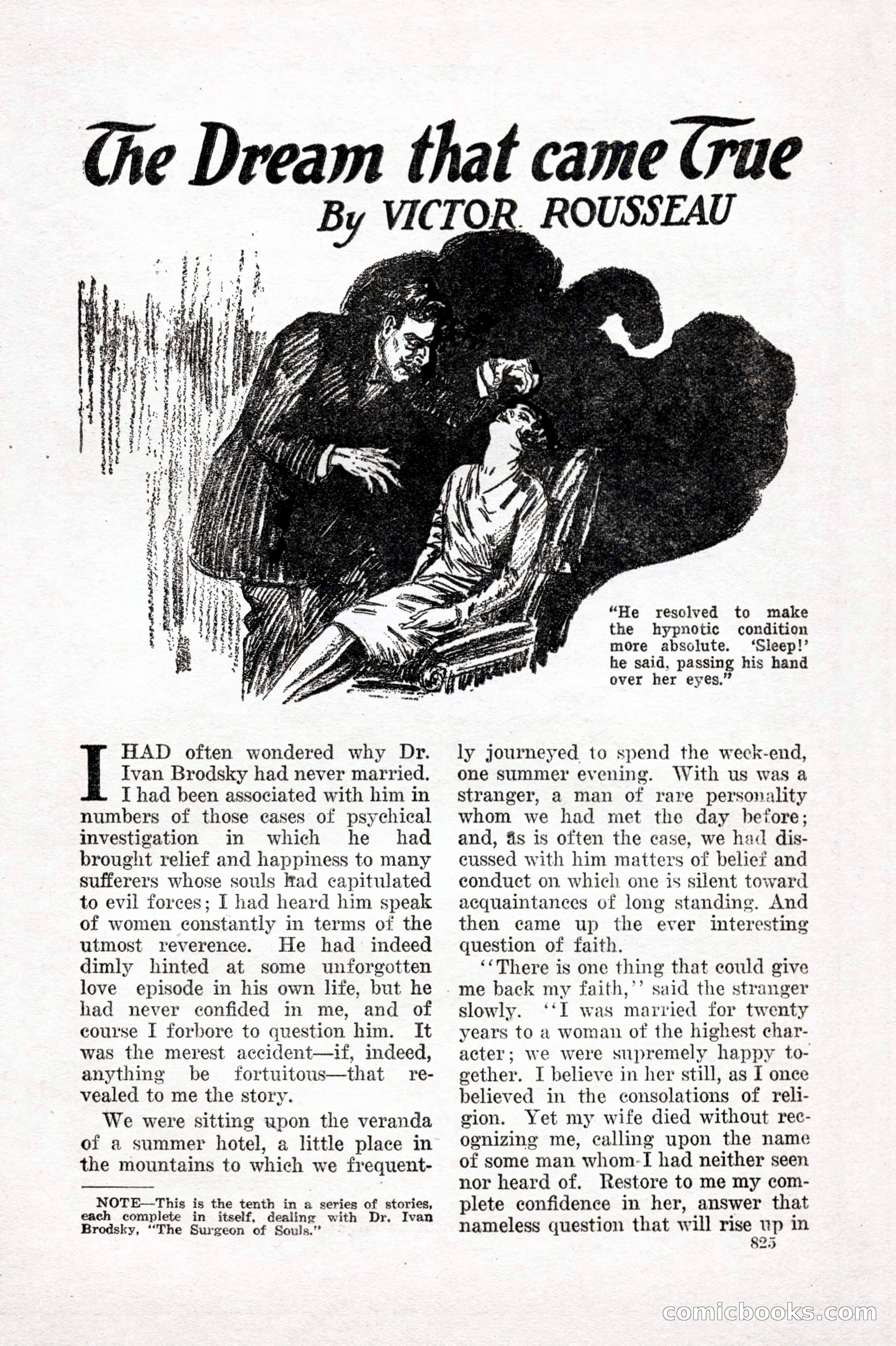 Weird Tales, Vol. IX, No. 6 — page 107 of 148