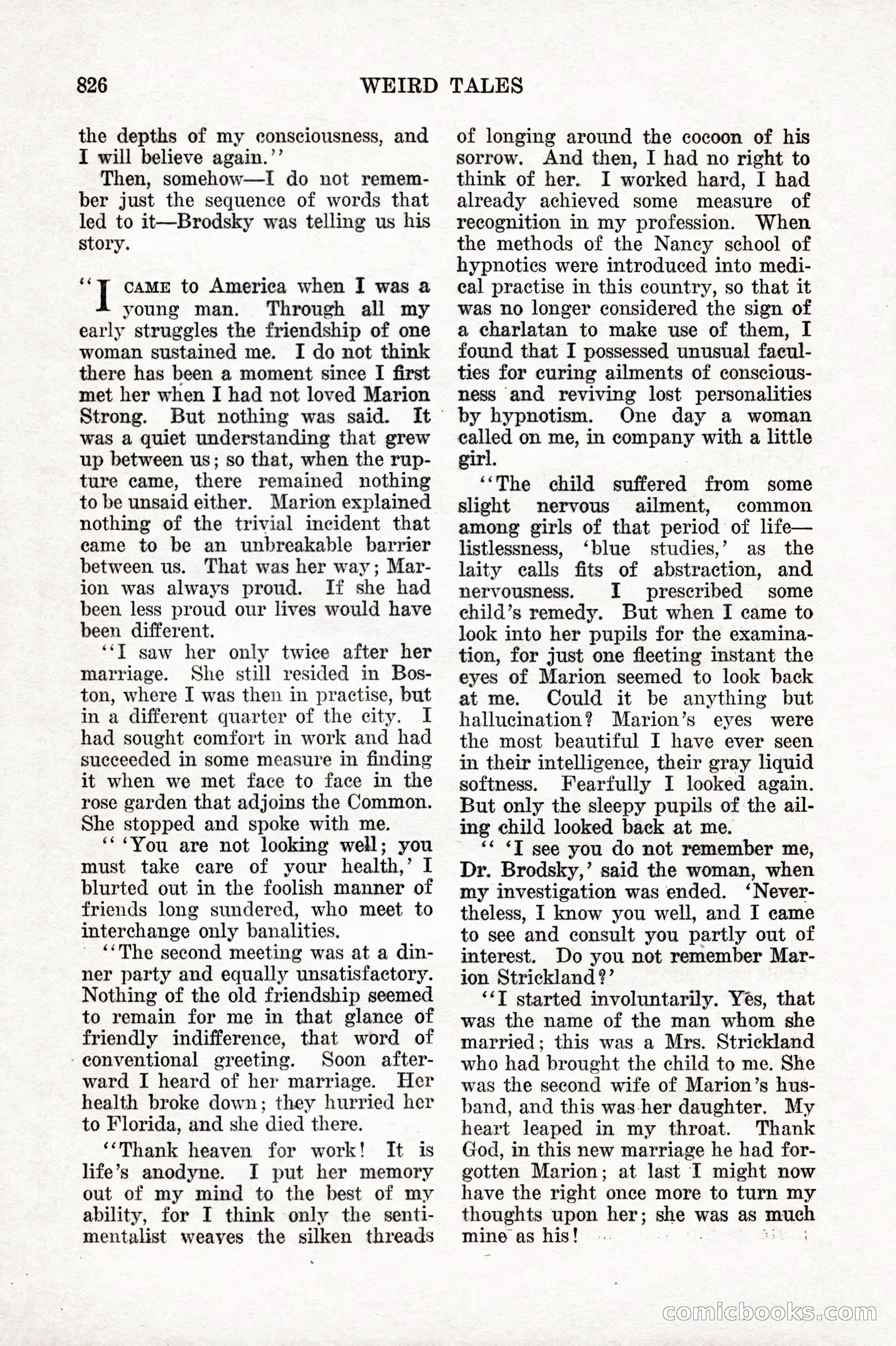 Weird Tales, Vol. IX, No. 6 — page 108 of 148