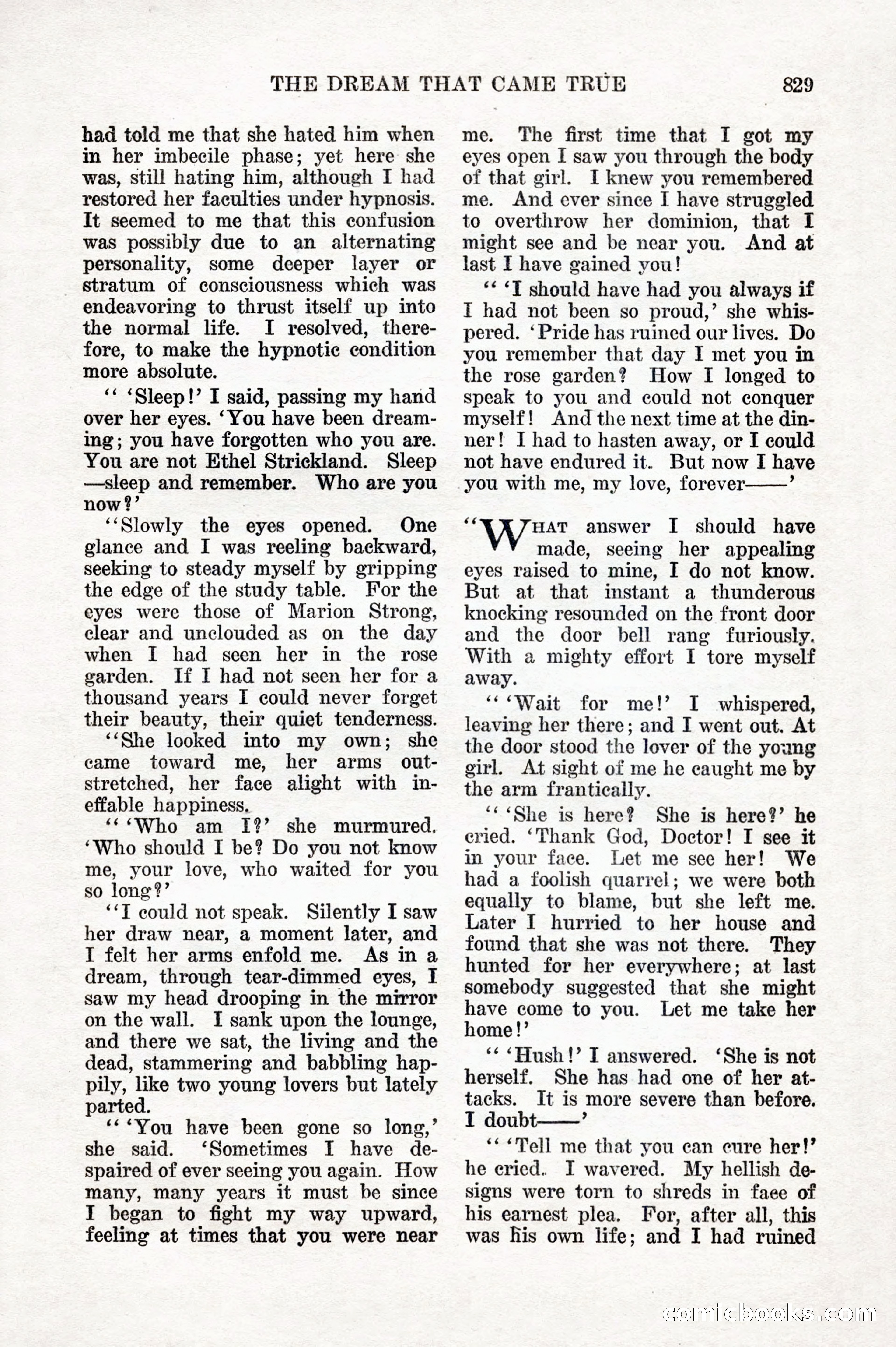 Weird Tales, Vol. IX, No. 6 — page 111 of 148