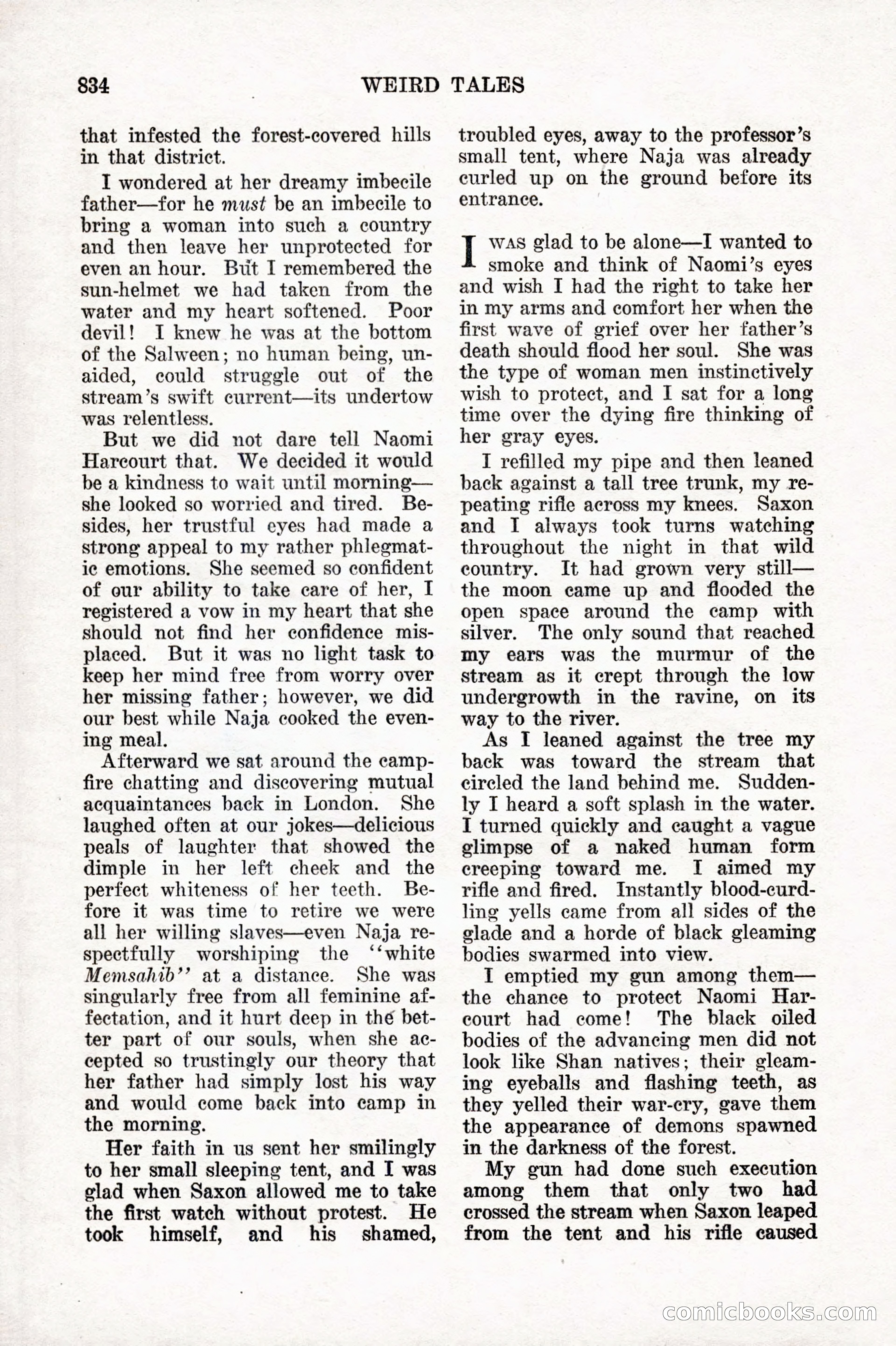 Weird Tales, Vol. IX, No. 6 — page 116 of 148