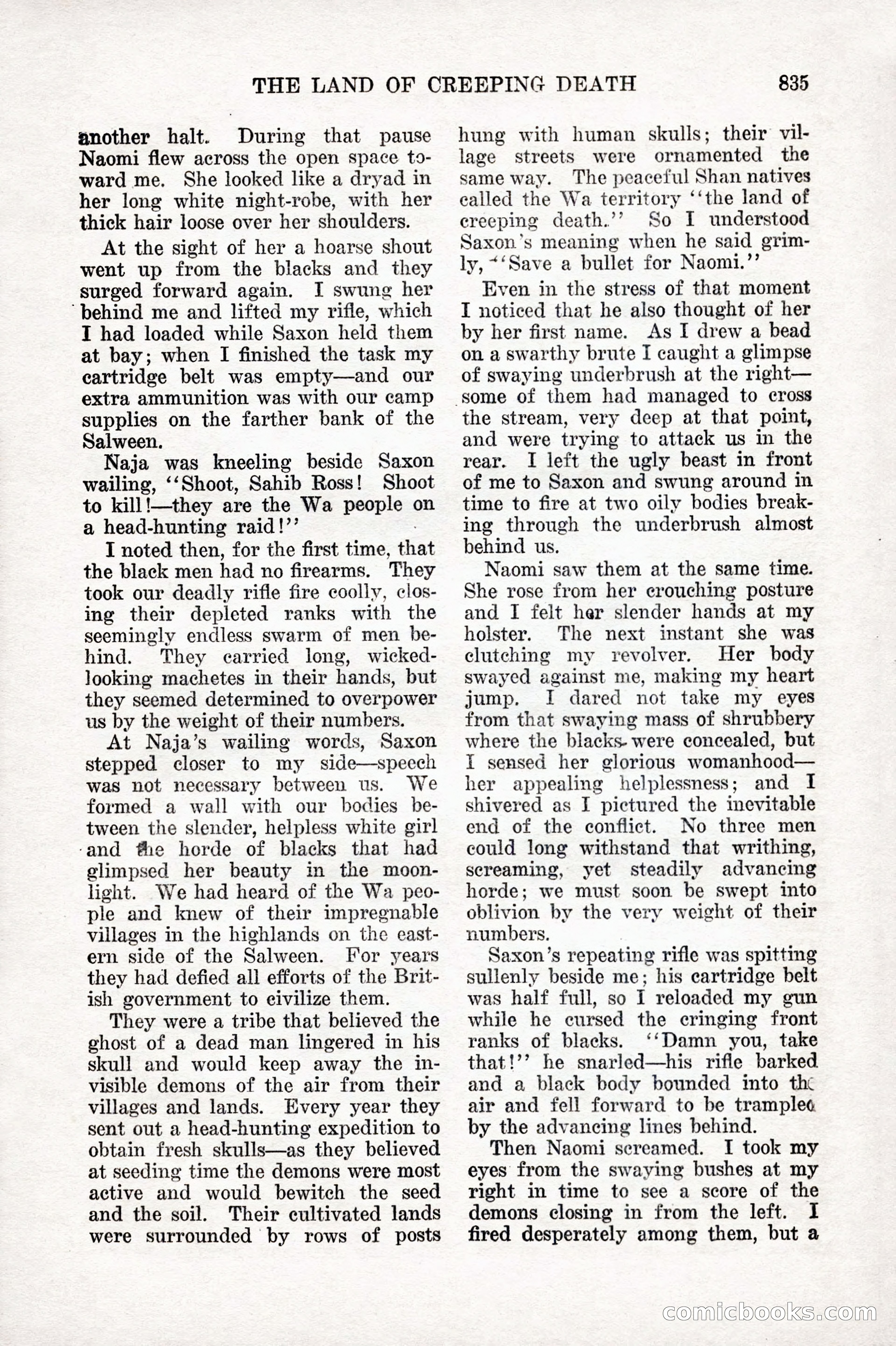 Weird Tales, Vol. IX, No. 6 — page 117 of 148