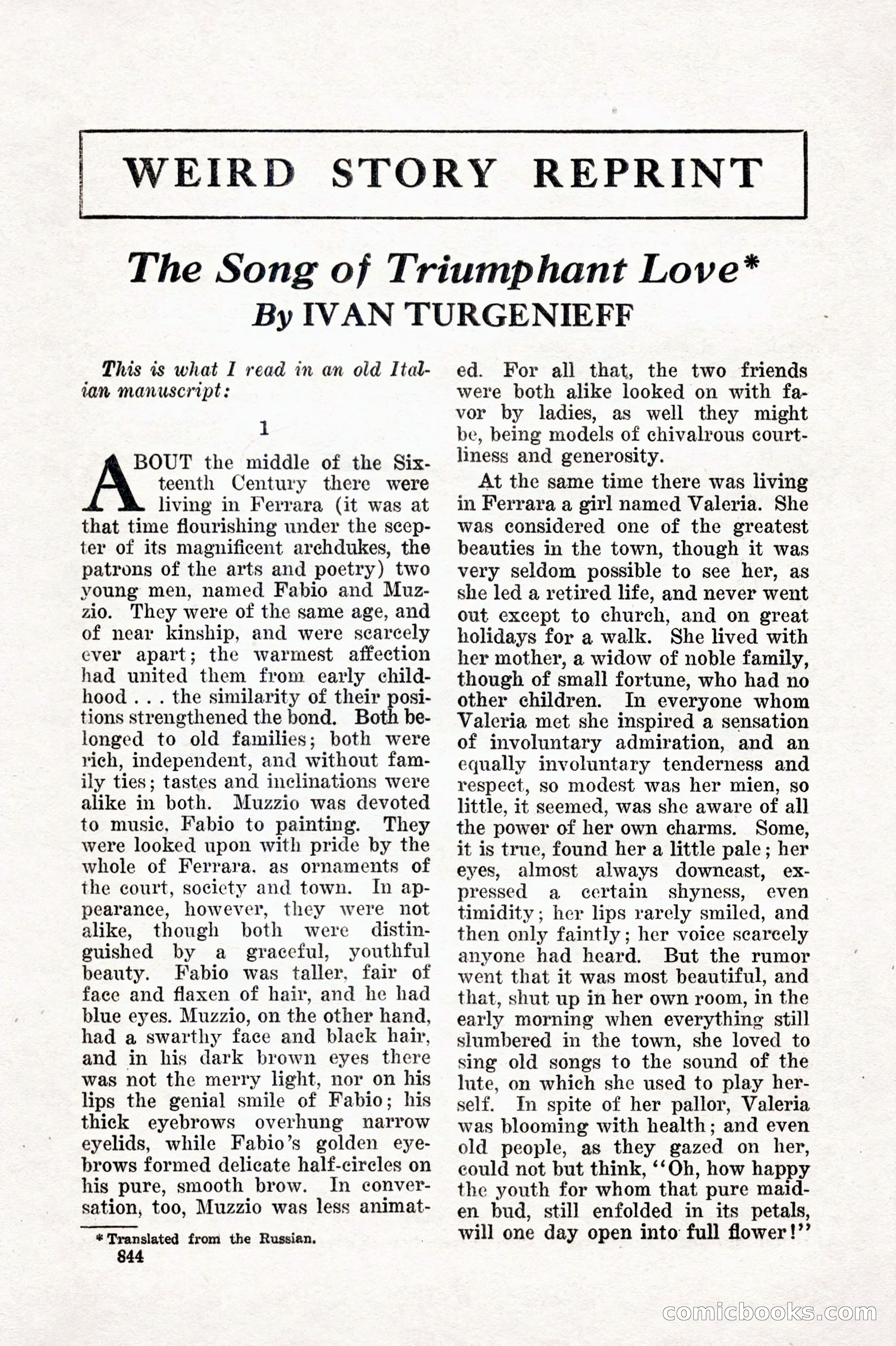 Weird Tales, Vol. IX, No. 6 — page 126 of 148