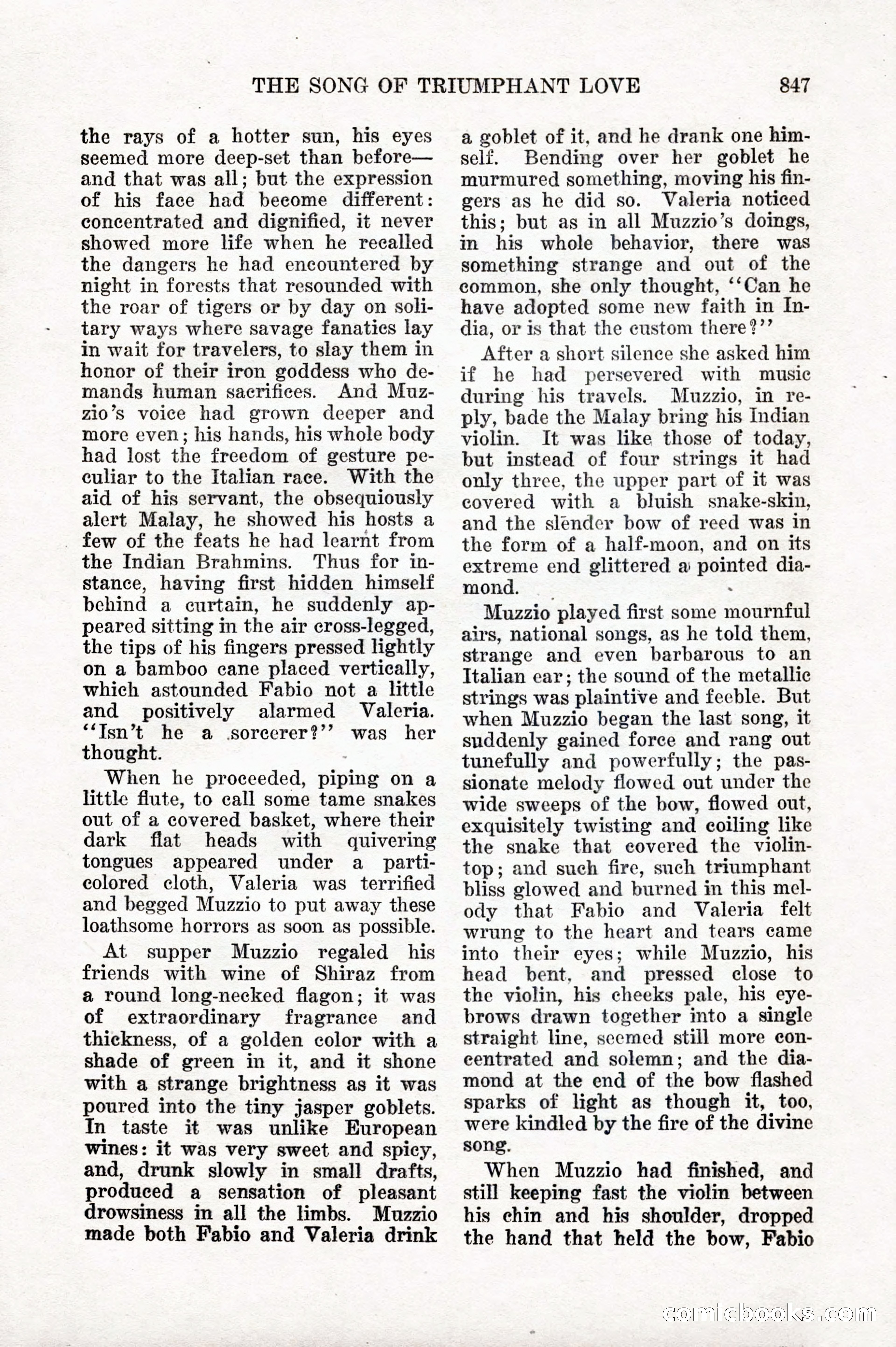 Weird Tales, Vol. IX, No. 6 — page 129 of 148