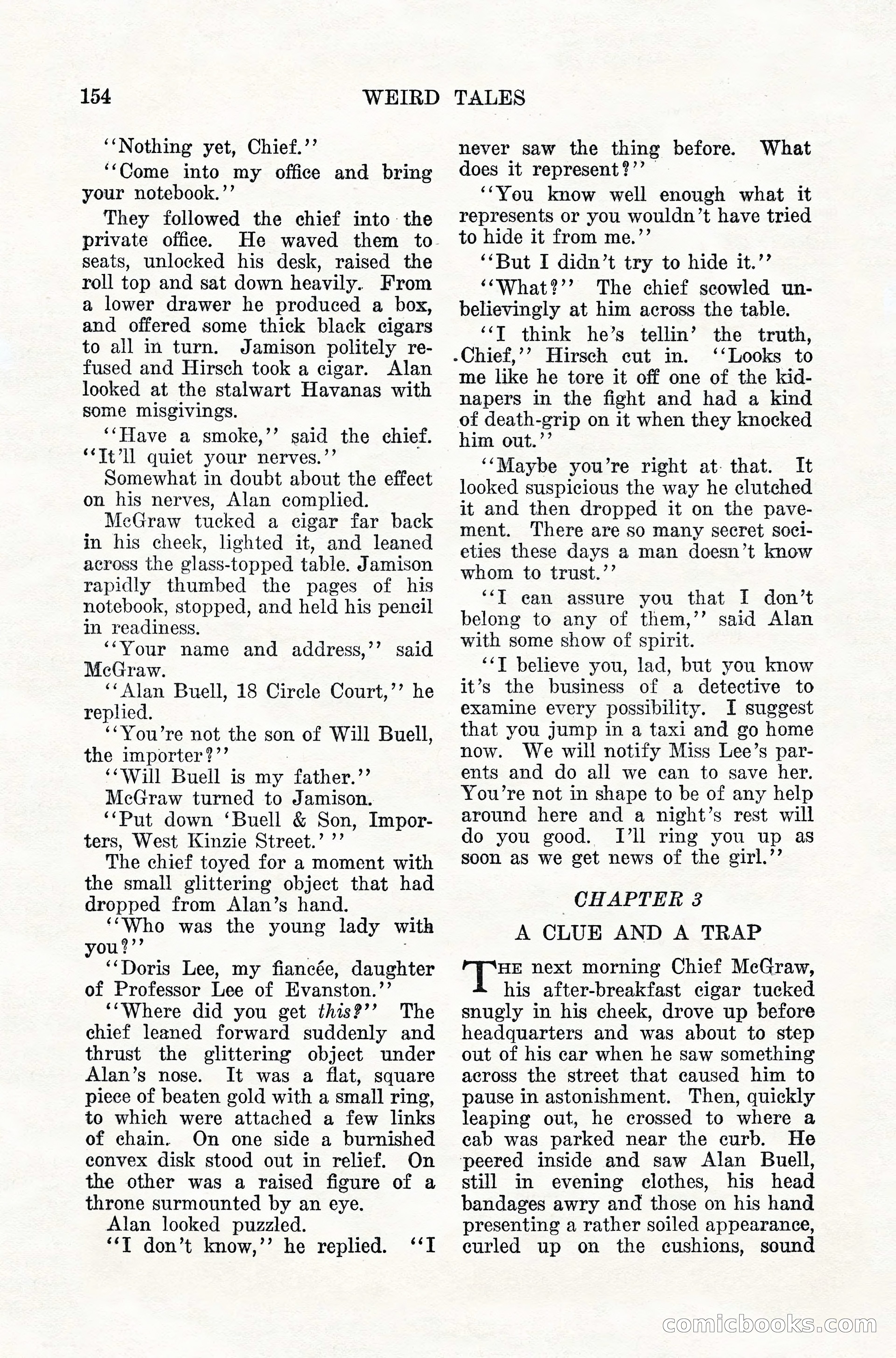 Weird Tales, Vol. 10, No. 2 — page 12 of 148