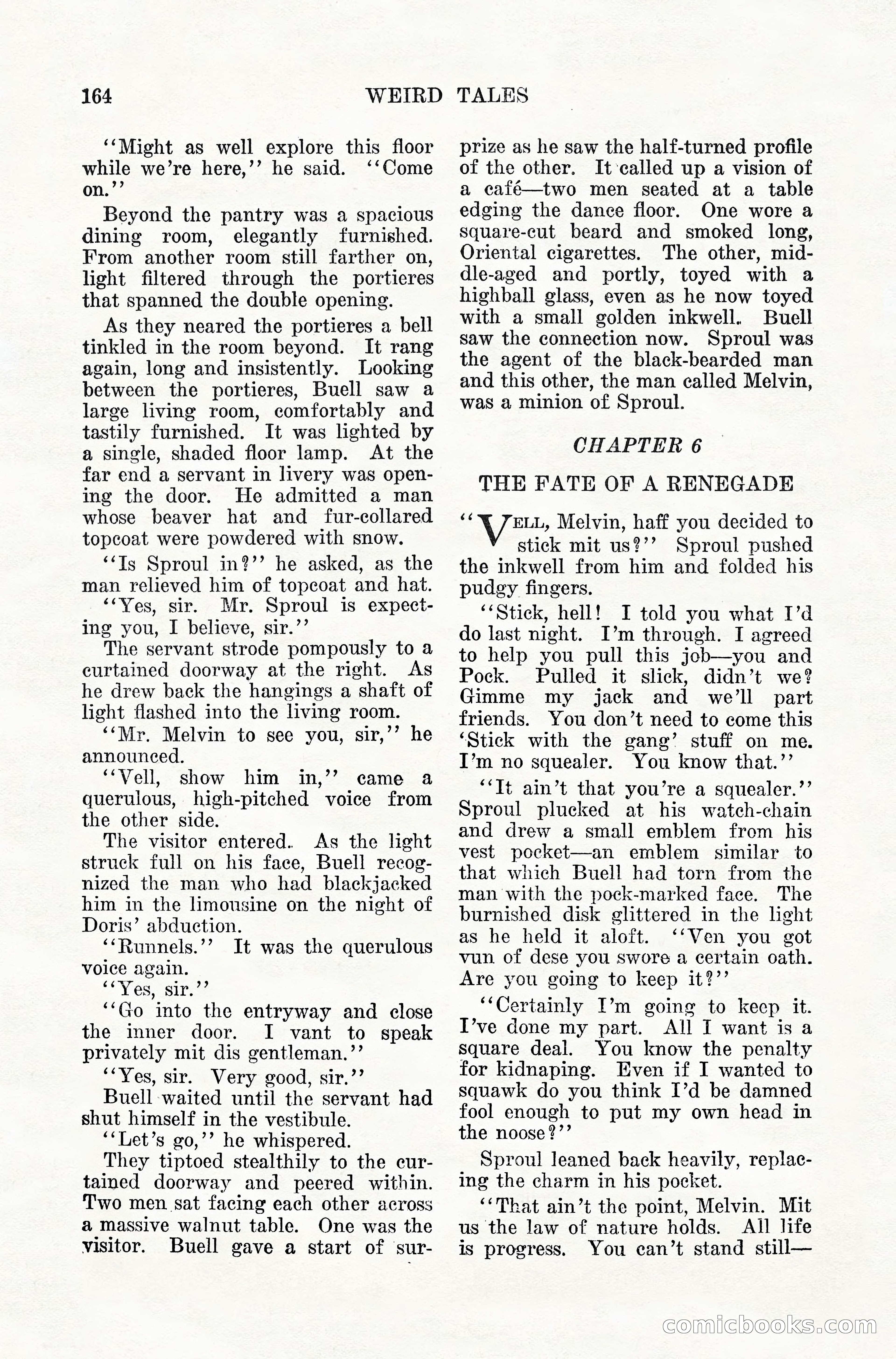 Weird Tales, Vol. 10, No. 2 — page 22 of 148