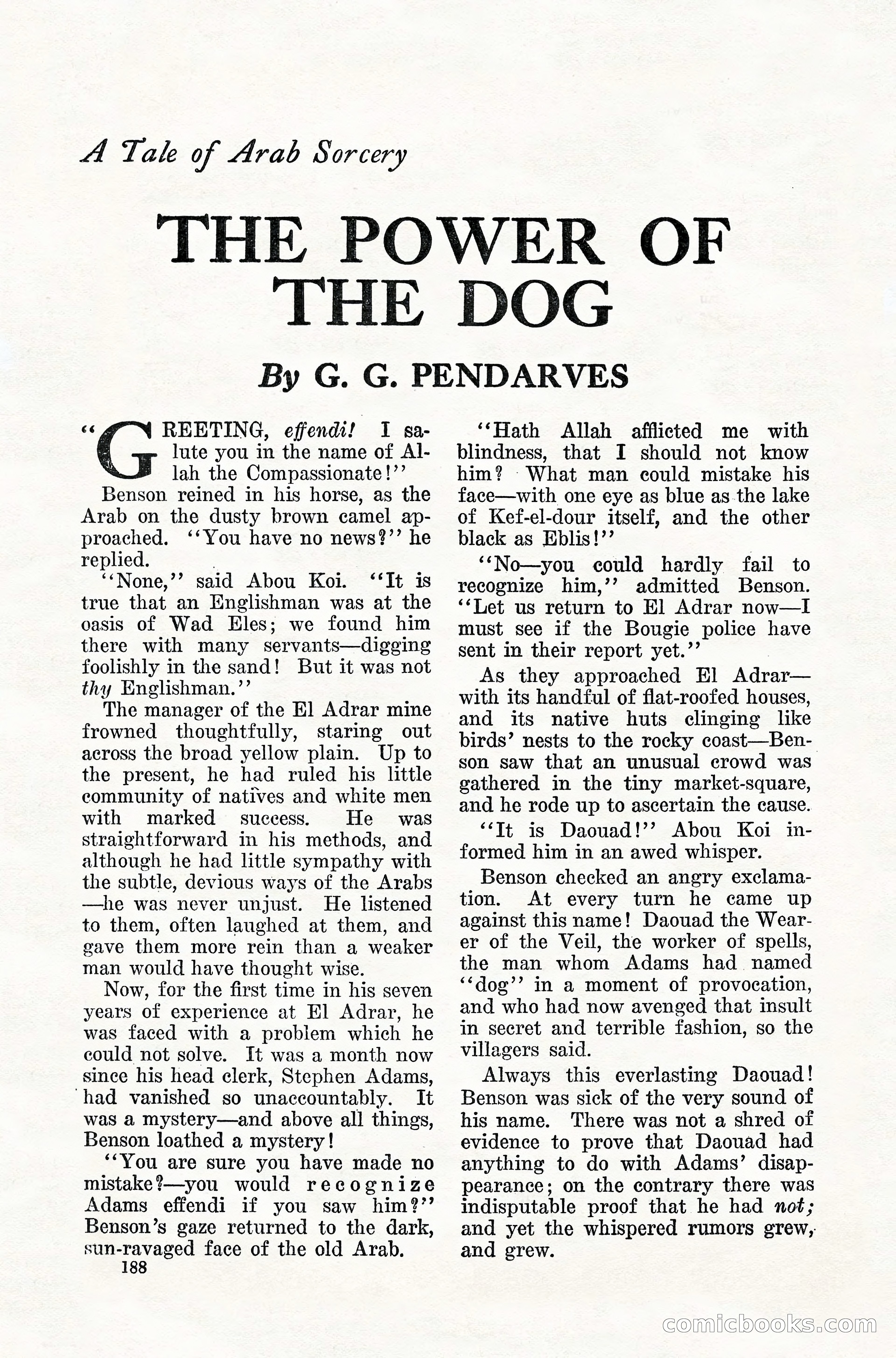 Weird Tales, Vol. 10, No. 2 — page 46 of 148