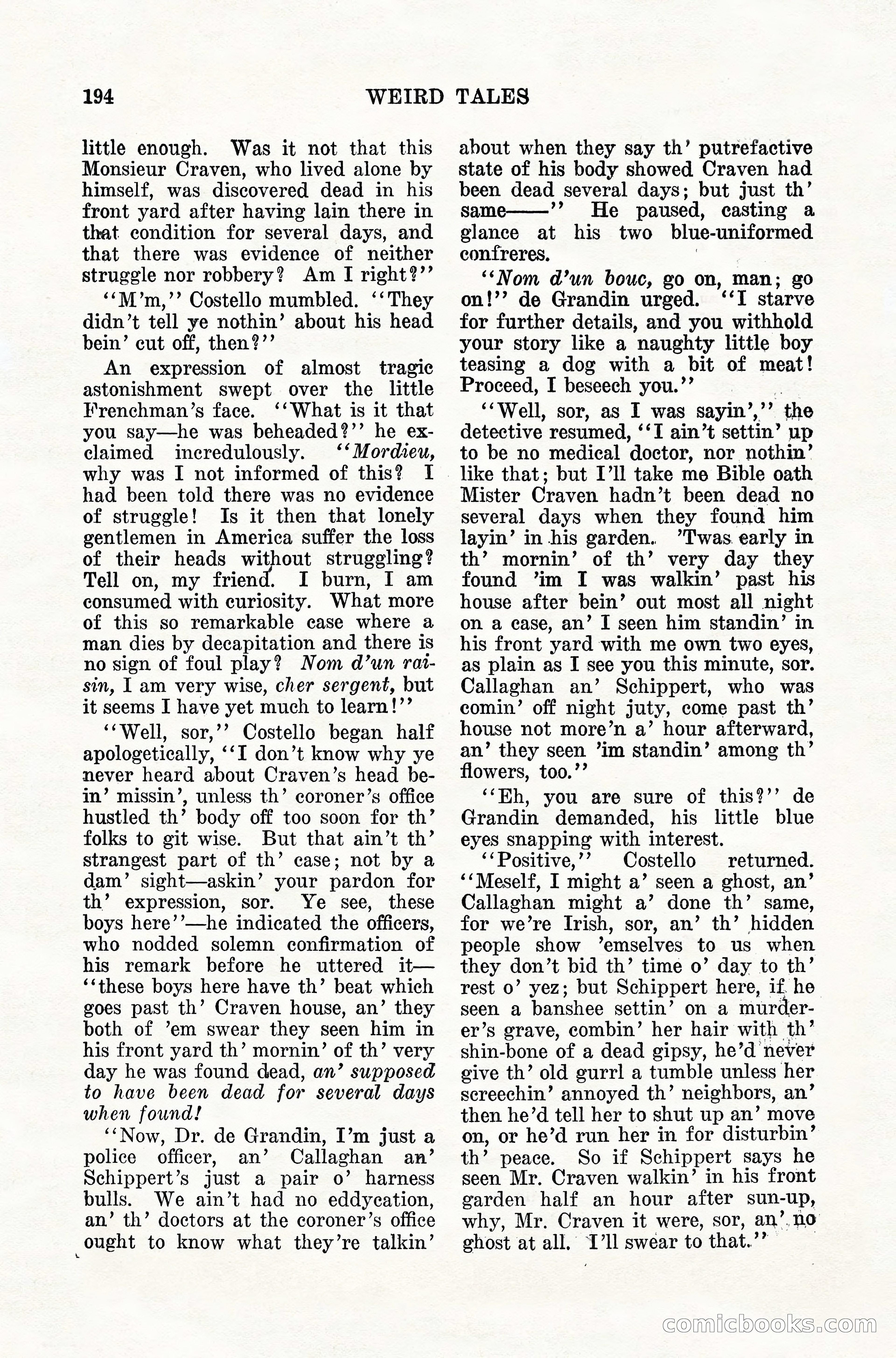 Weird Tales, Vol. 10, No. 2 — page 52 of 148