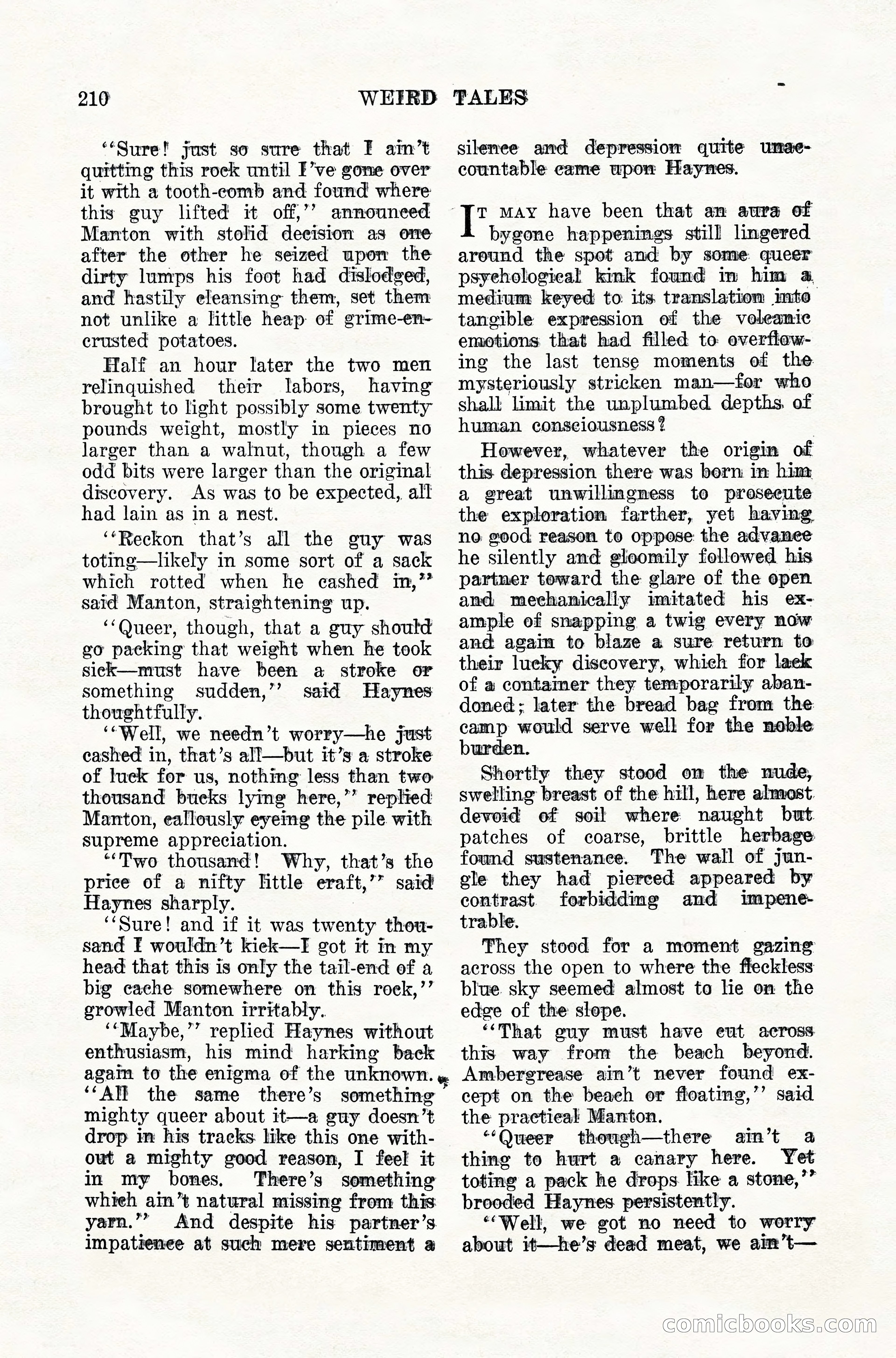 Weird Tales, Vol. 10, No. 2 — page 68 of 148