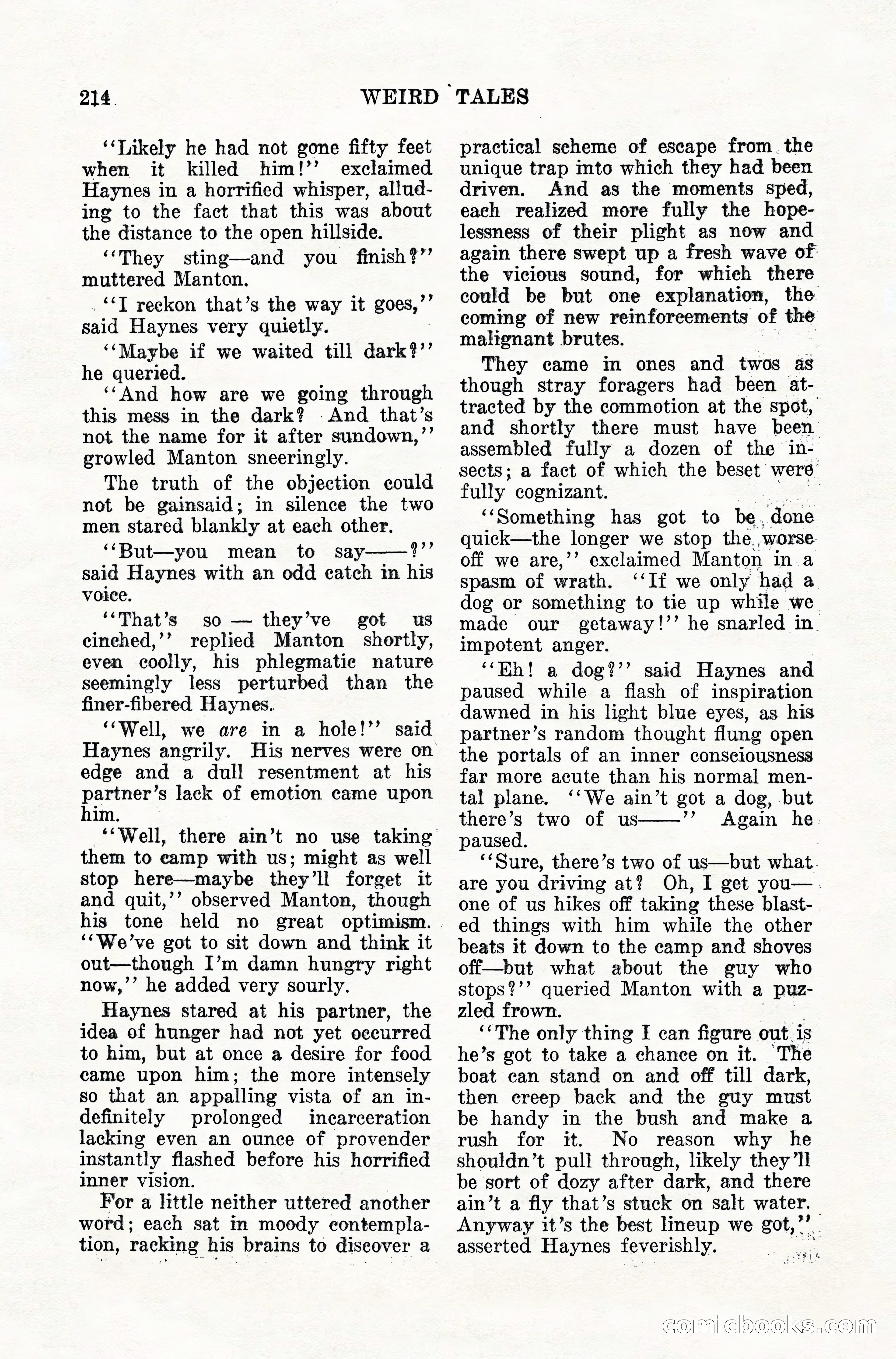 Weird Tales, Vol. 10, No. 2 — page 72 of 148