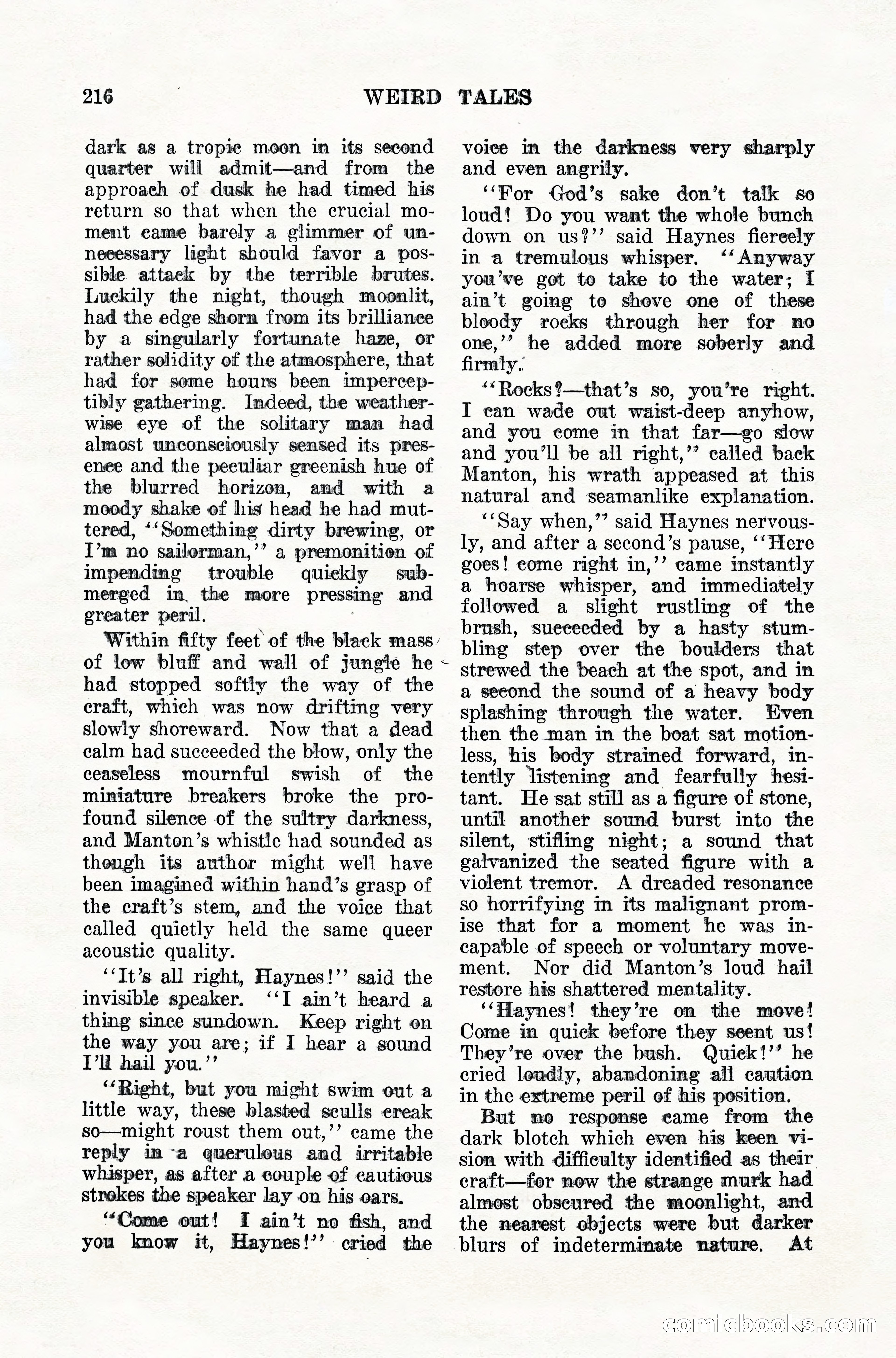 Weird Tales, Vol. 10, No. 2 — page 74 of 148