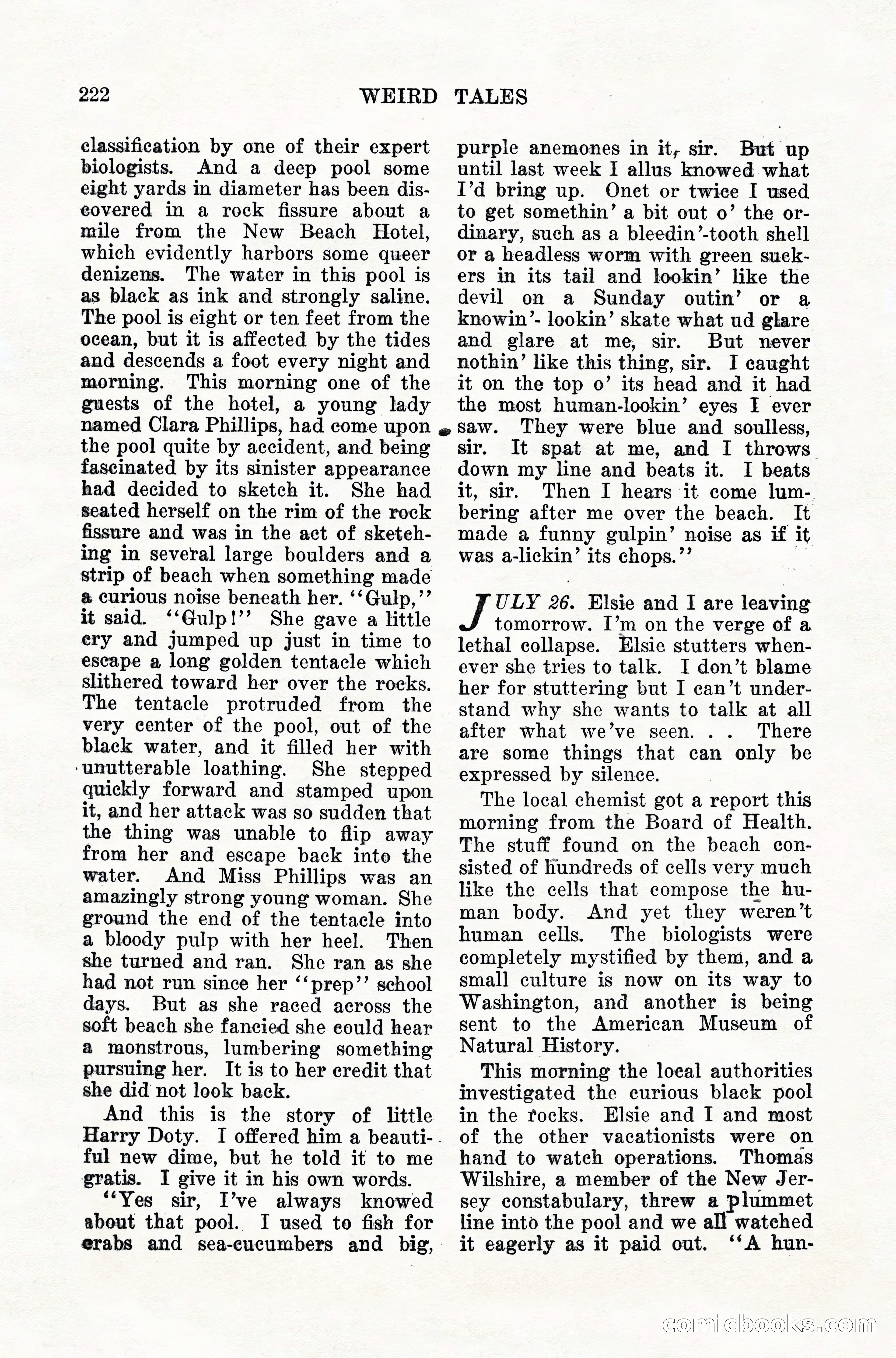 Weird Tales, Vol. 10, No. 2 — page 80 of 148