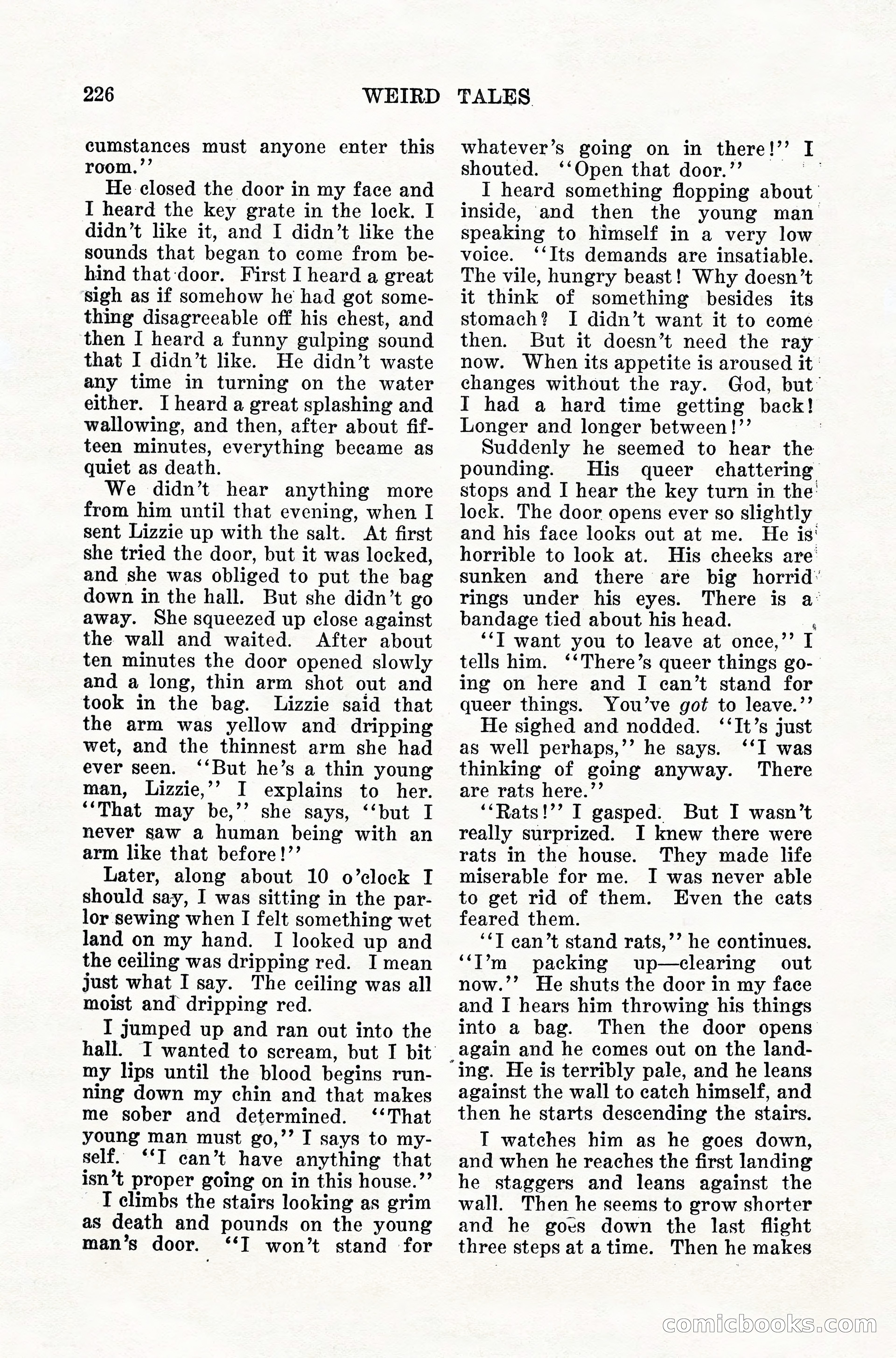 Weird Tales, Vol. 10, No. 2 — page 84 of 148