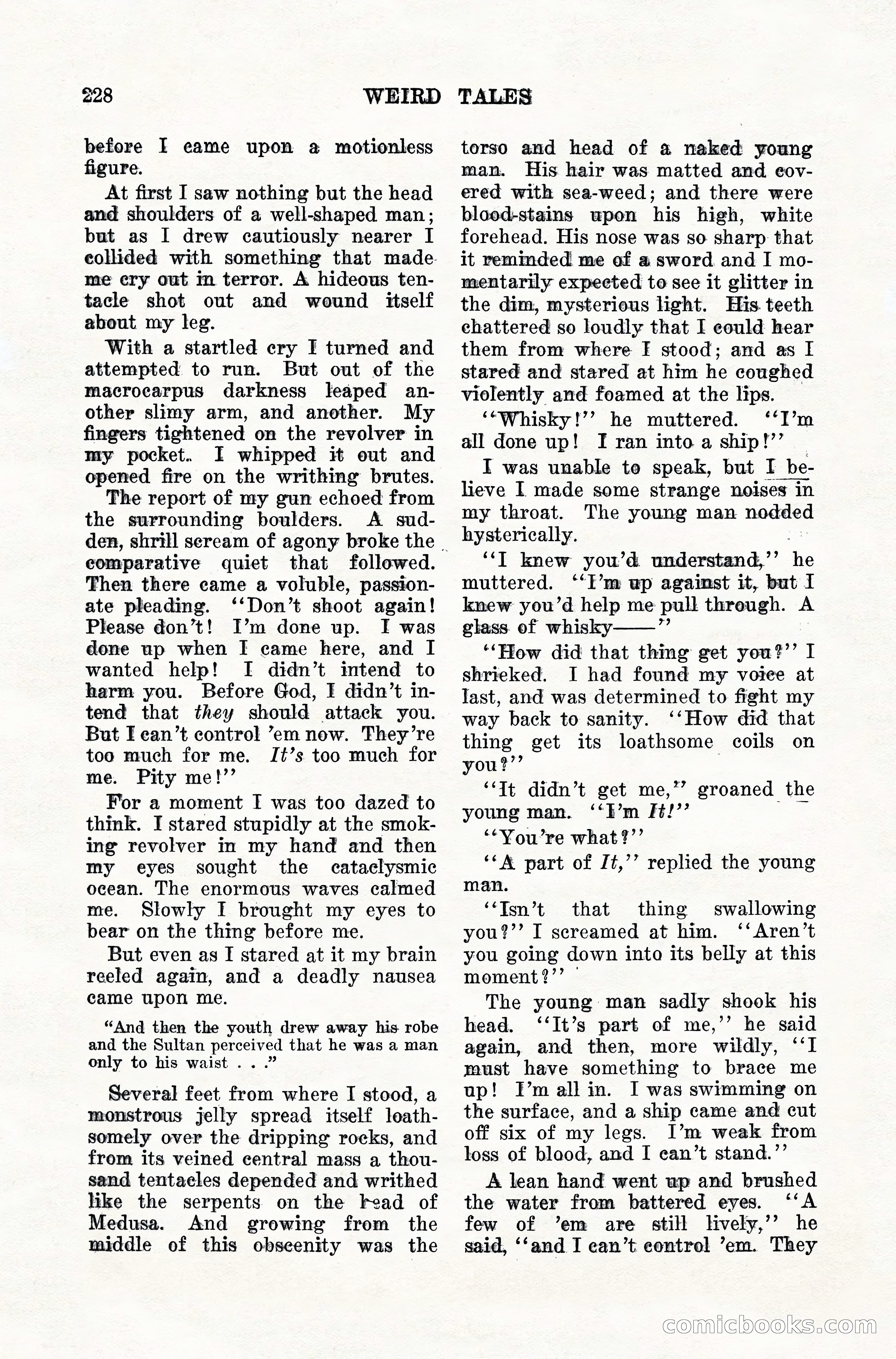 Weird Tales, Vol. 10, No. 2 — page 86 of 148