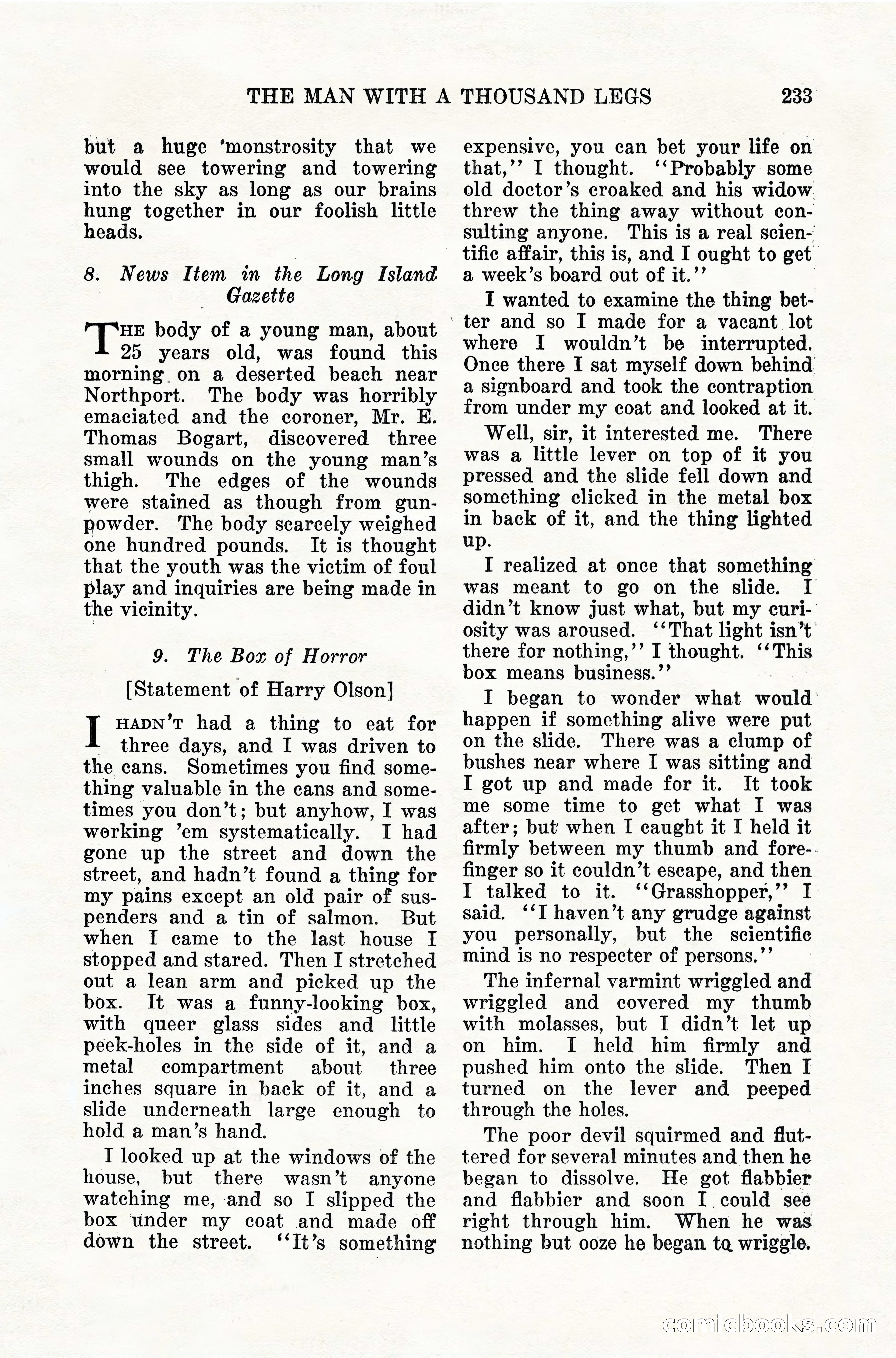 Weird Tales, Vol. 10, No. 2 — page 91 of 148