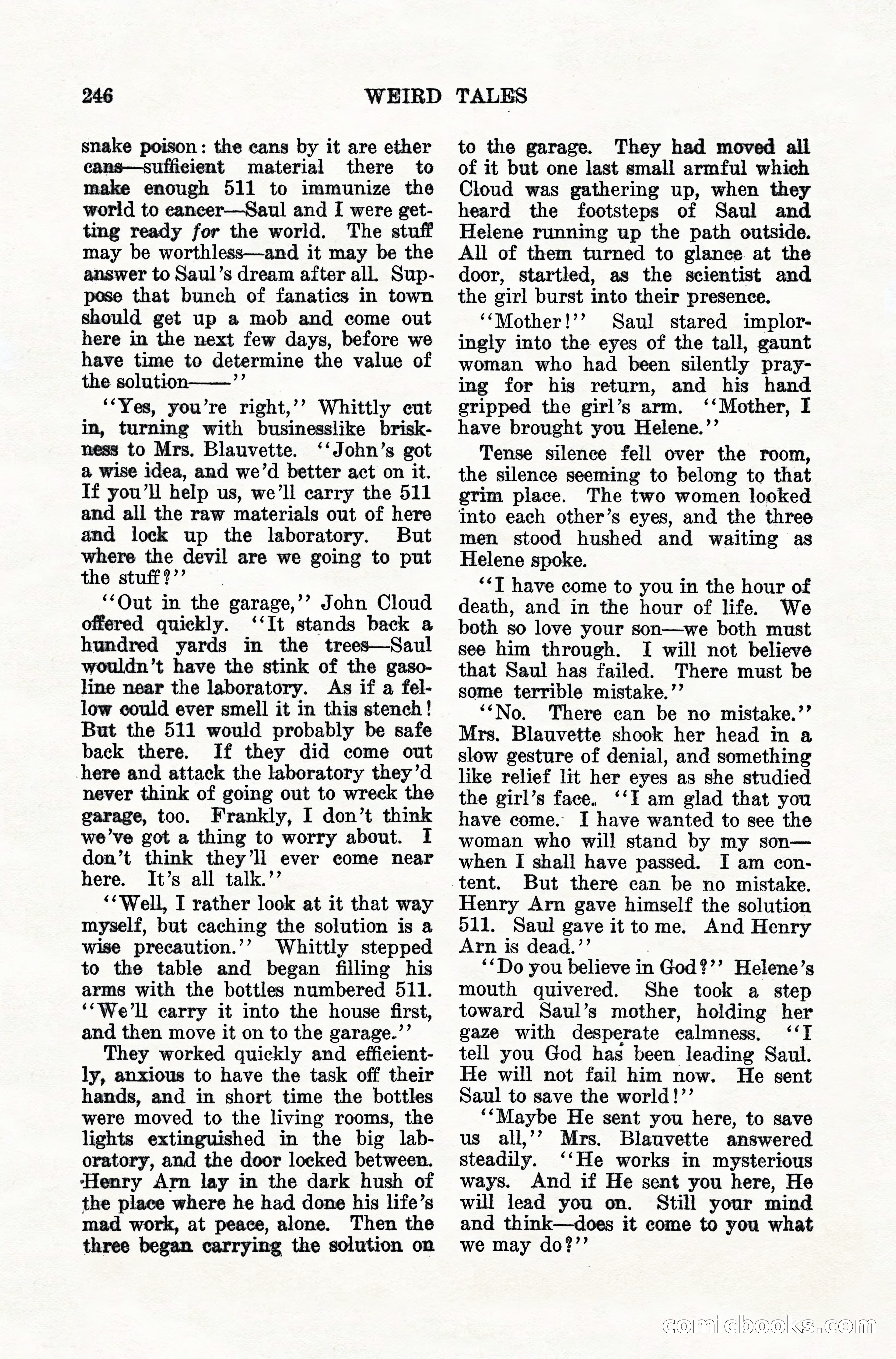 Weird Tales, Vol. 10, No. 2 — page 104 of 148