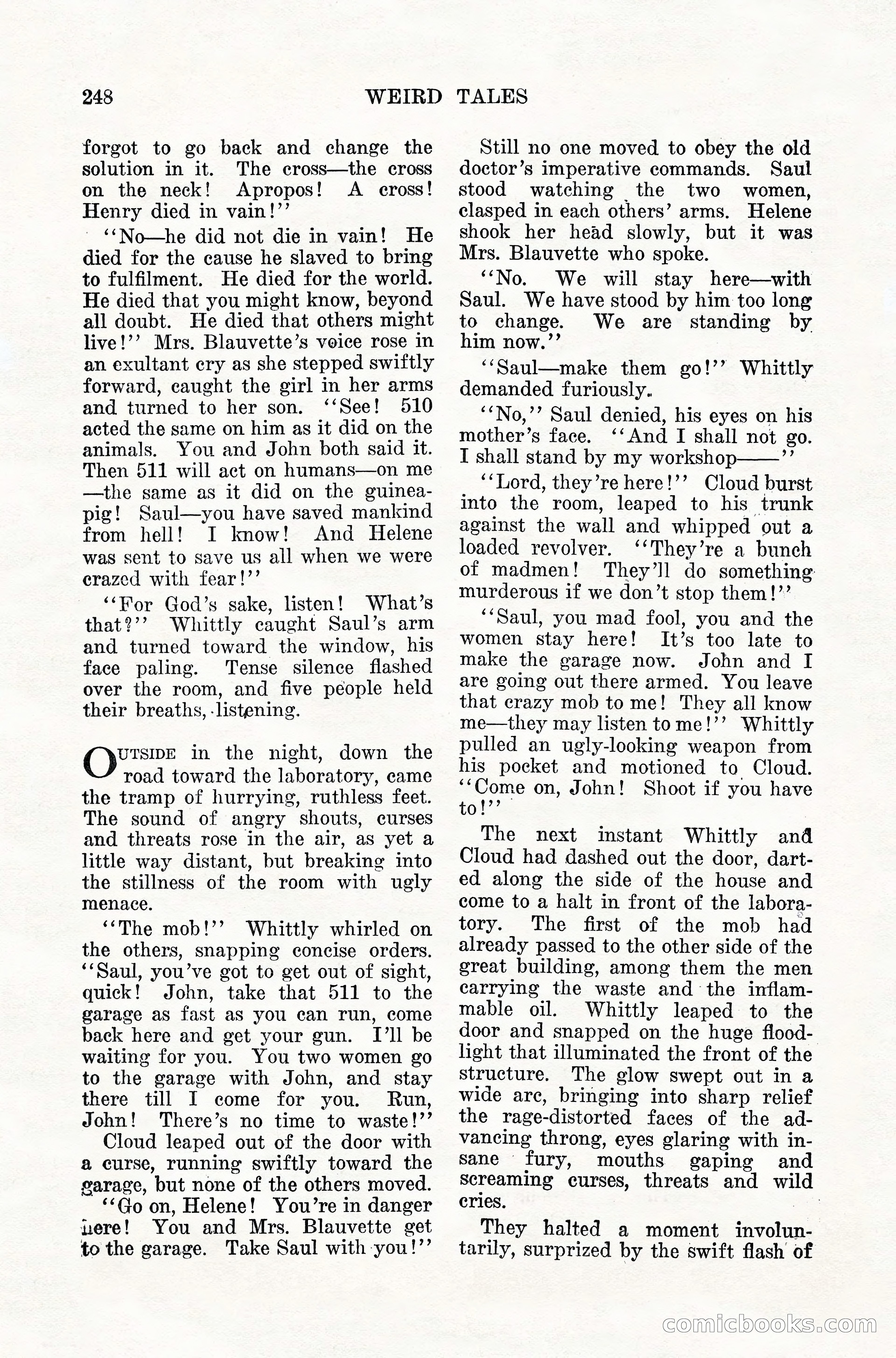 Weird Tales, Vol. 10, No. 2 — page 106 of 148