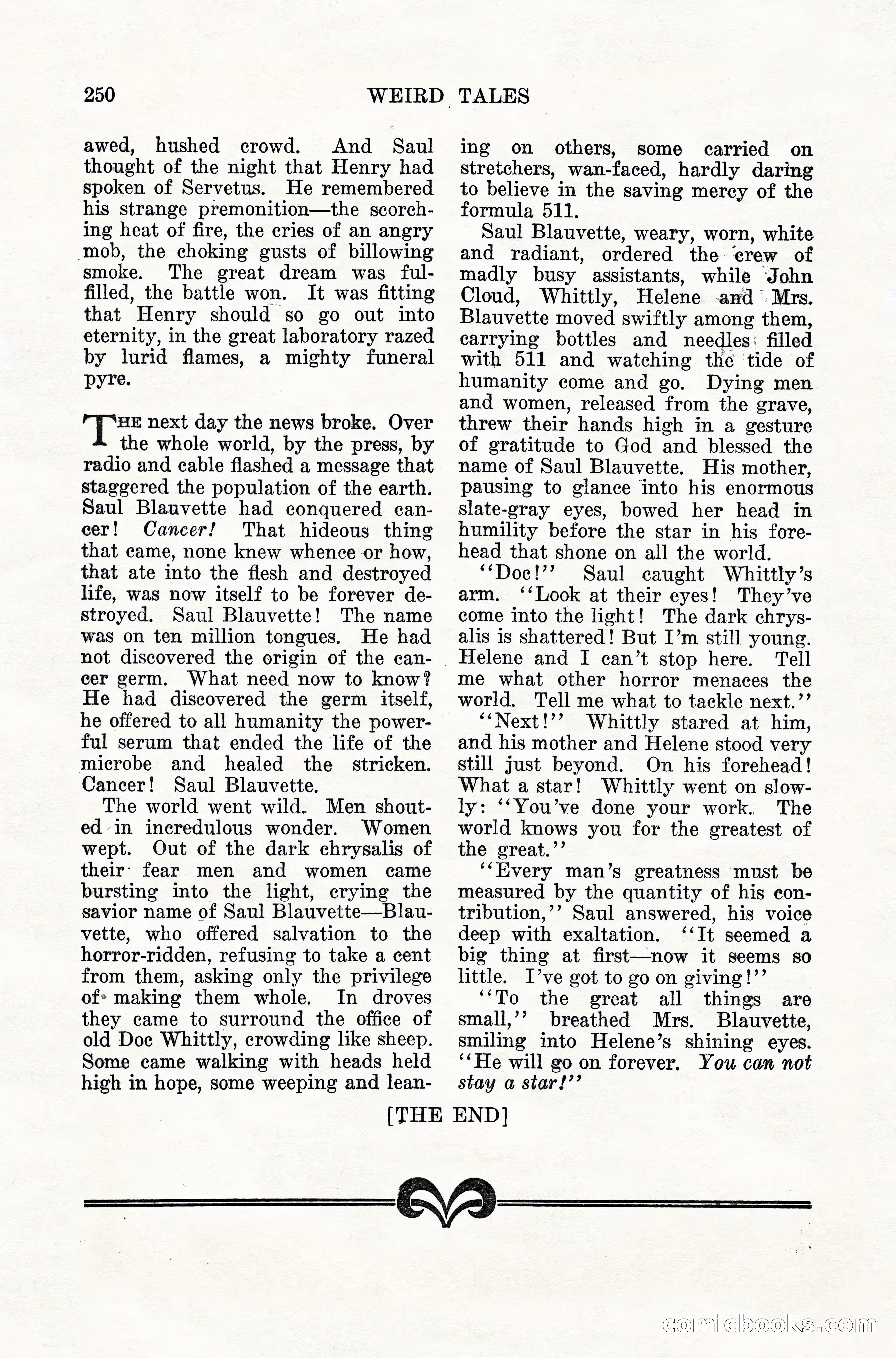 Weird Tales, Vol. 10, No. 2 — page 108 of 148