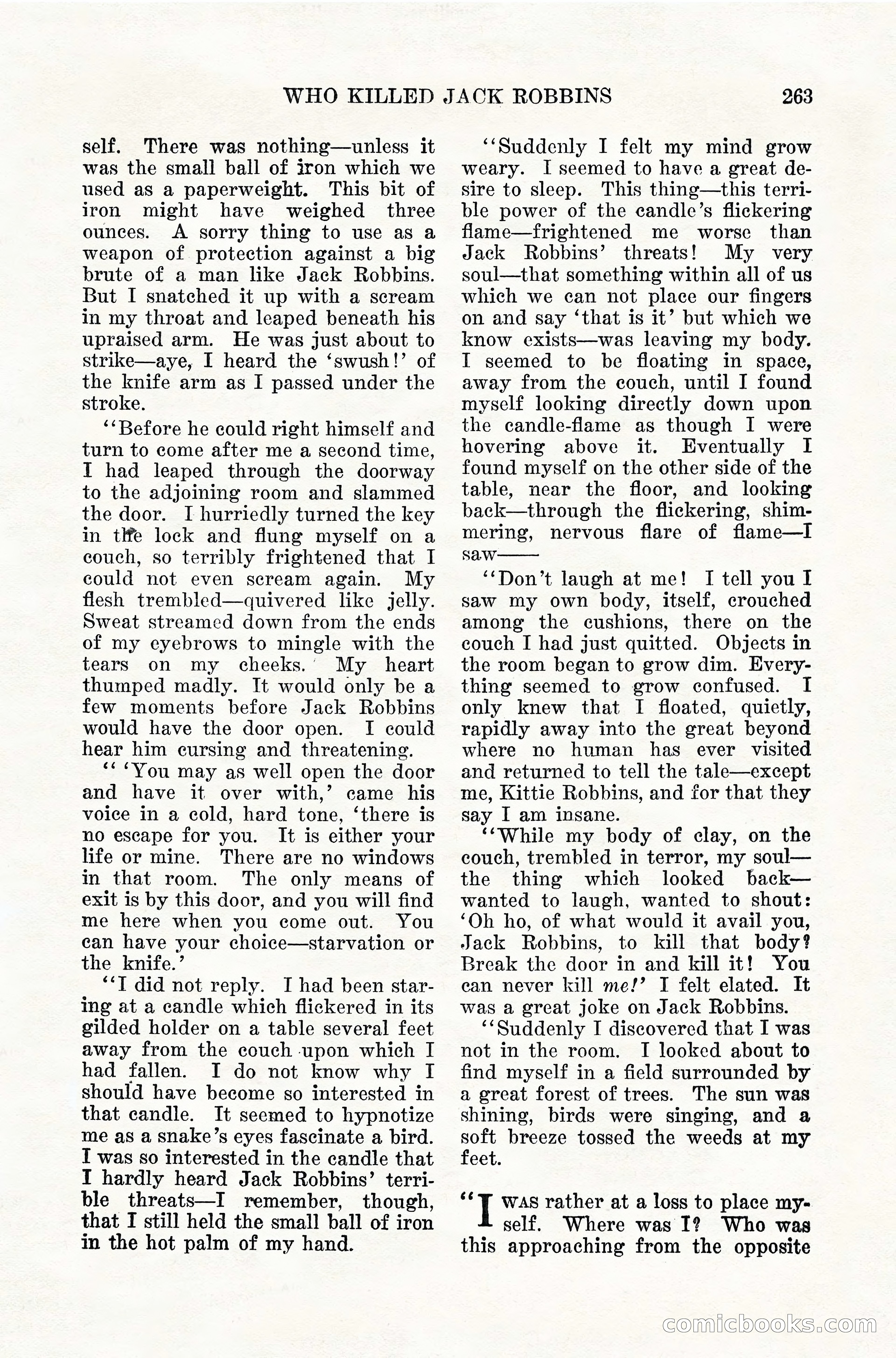 Weird Tales, Vol. 10, No. 2 — page 121 of 148