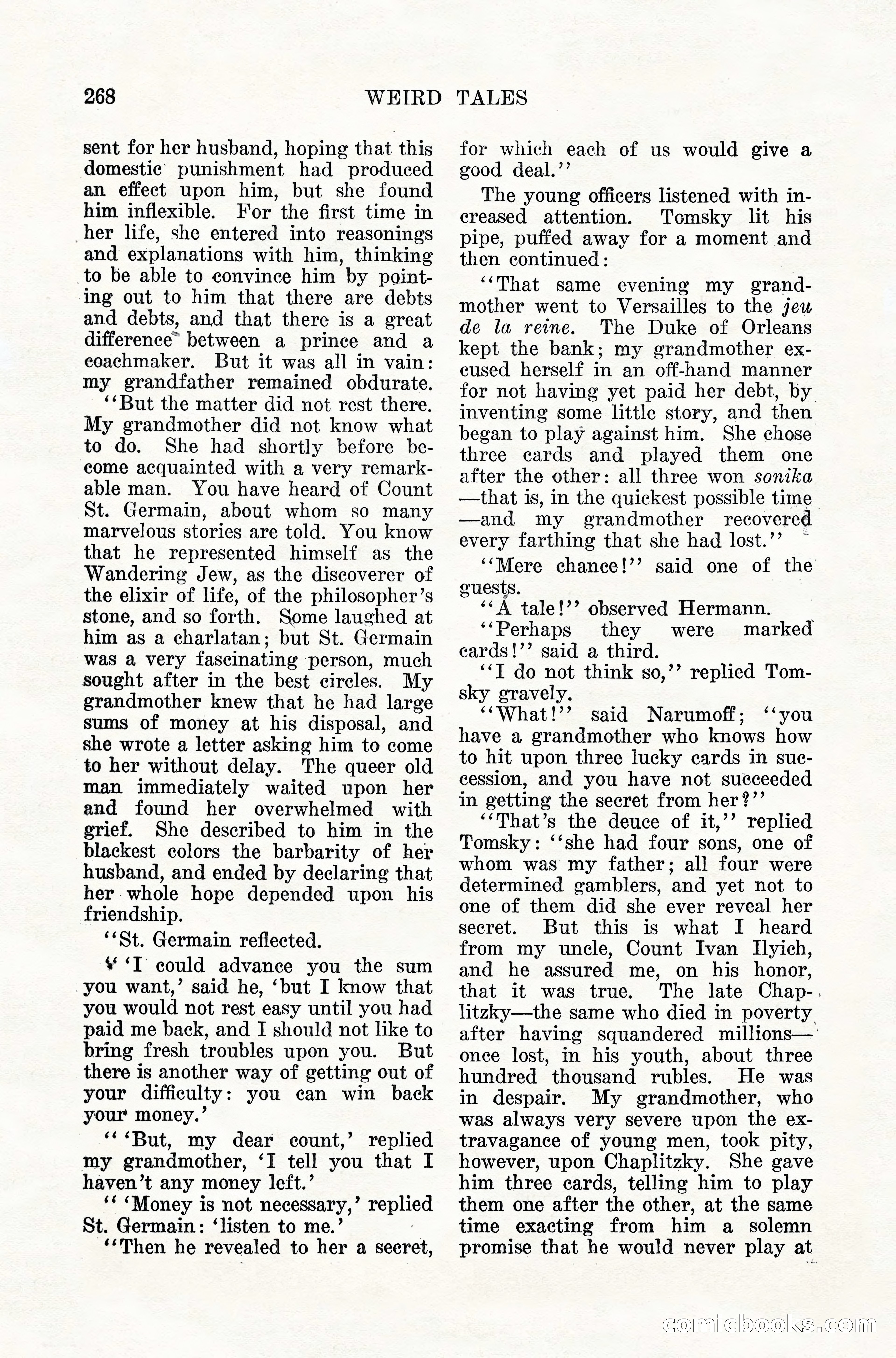 Weird Tales, Vol. 10, No. 2 — page 126 of 148