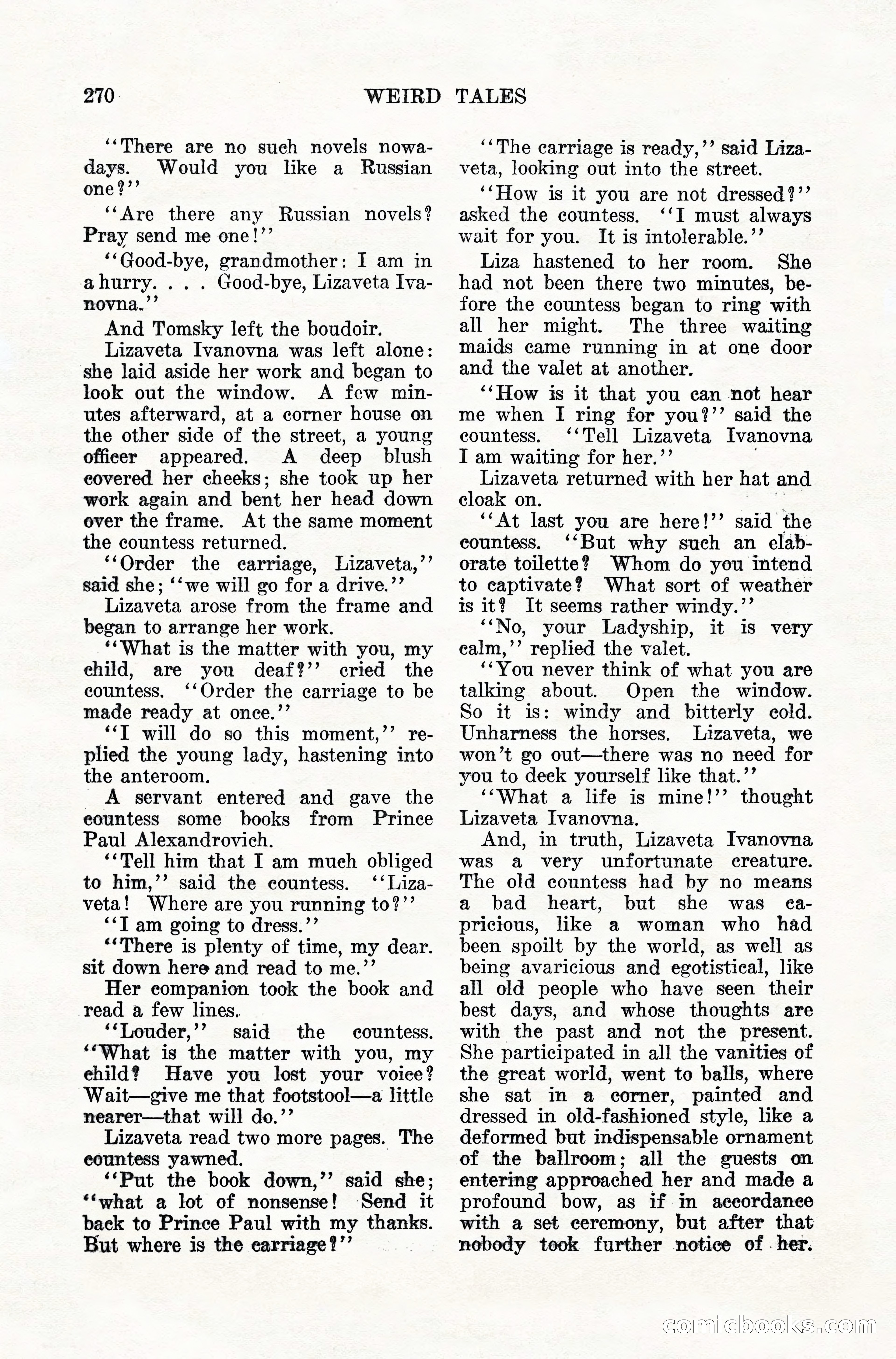 Weird Tales, Vol. 10, No. 2 — page 128 of 148
