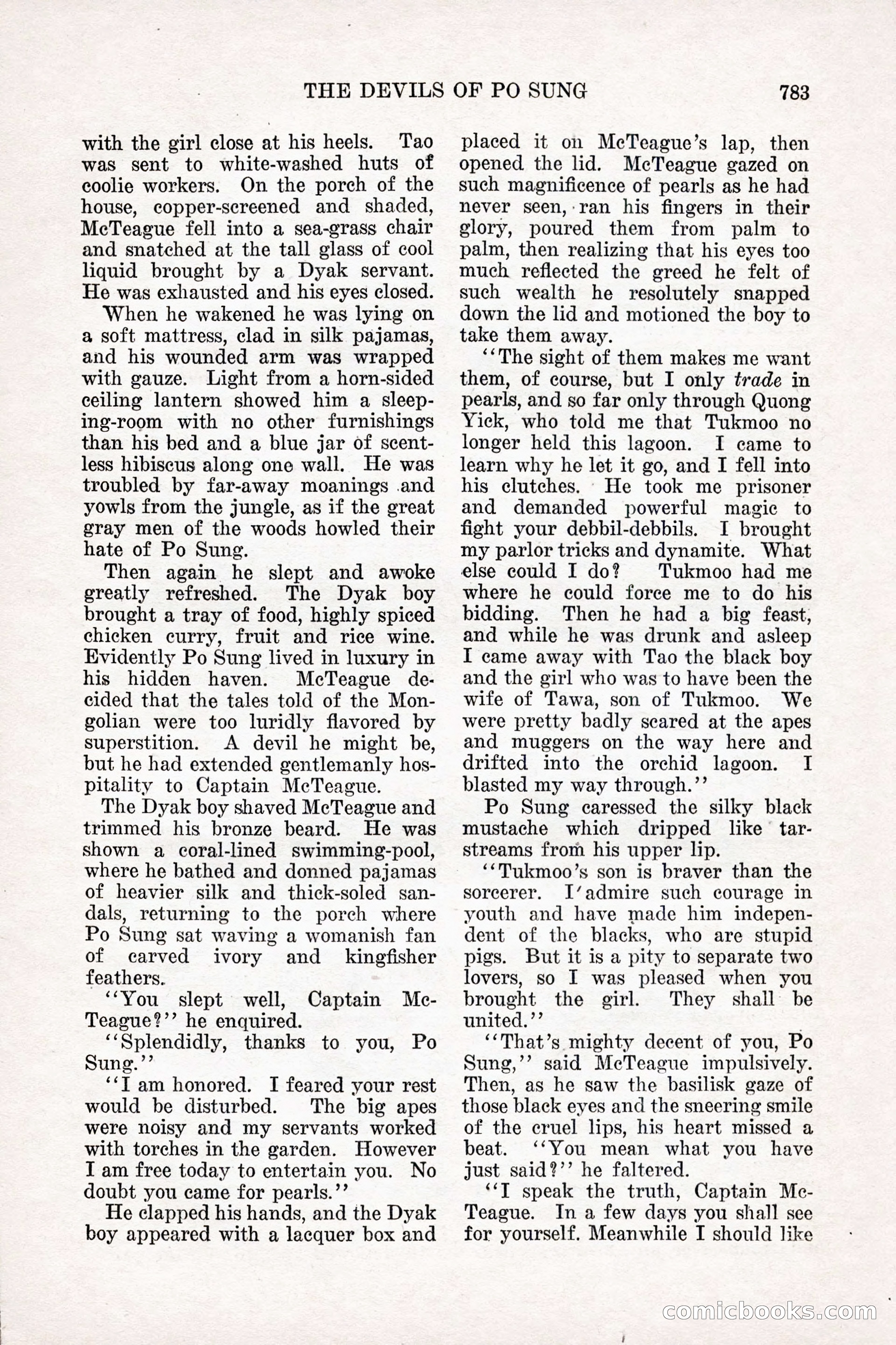 Weird Tales, Vol. 10 No. 6 — page 65 of 148