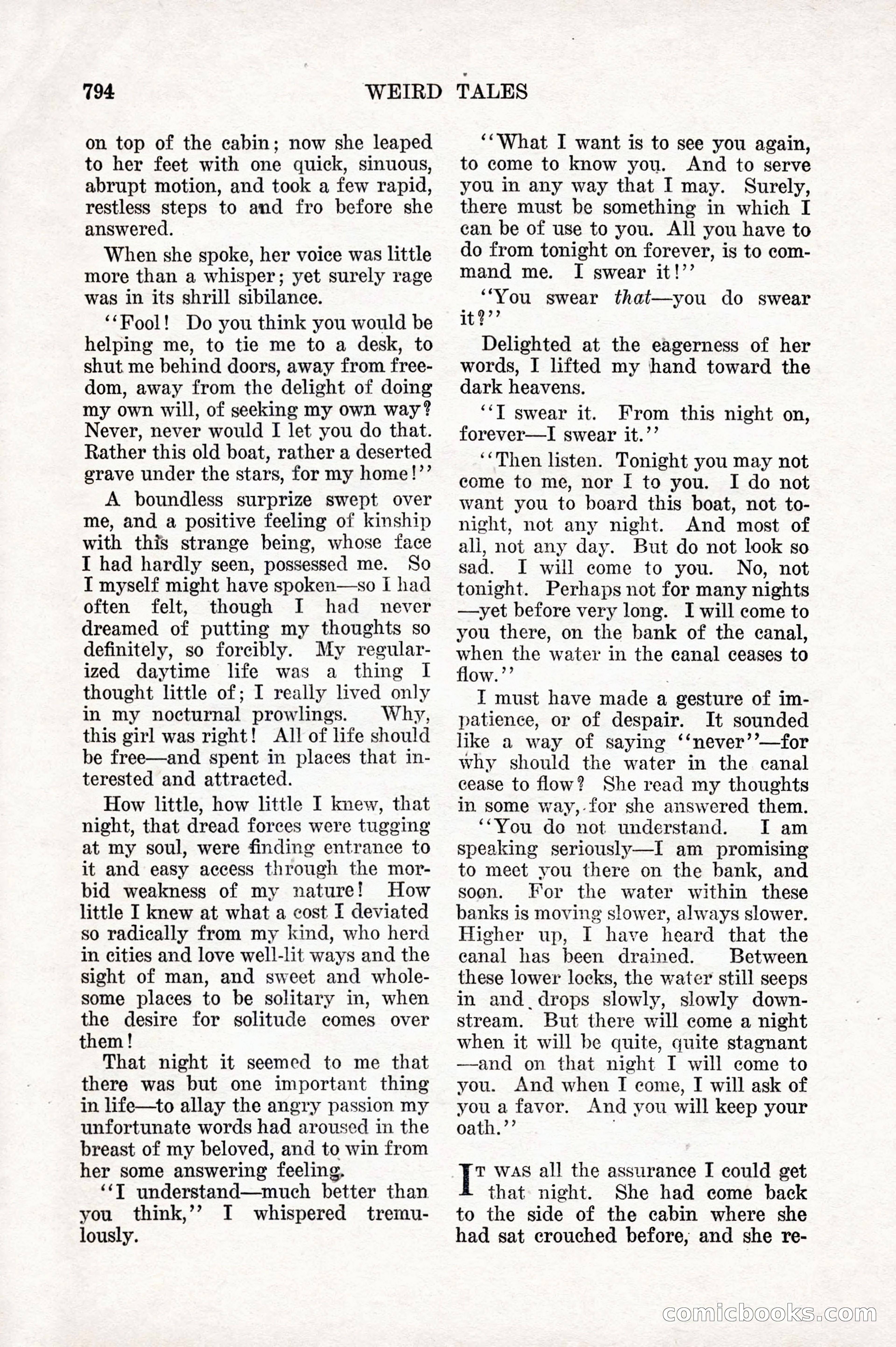 Weird Tales, Vol. 10 No. 6 — page 76 of 148