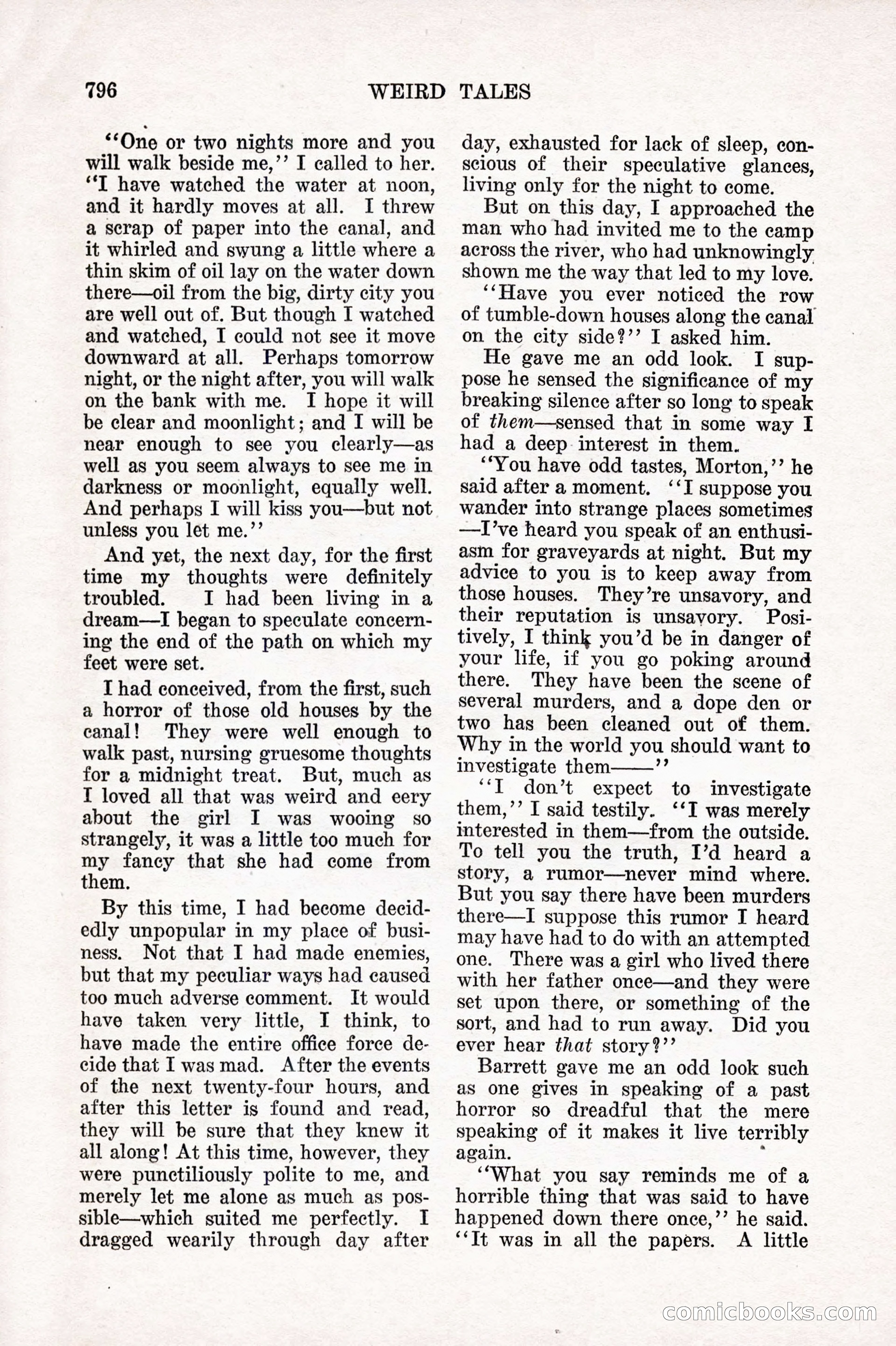 Weird Tales, Vol. 10 No. 6 — page 78 of 148