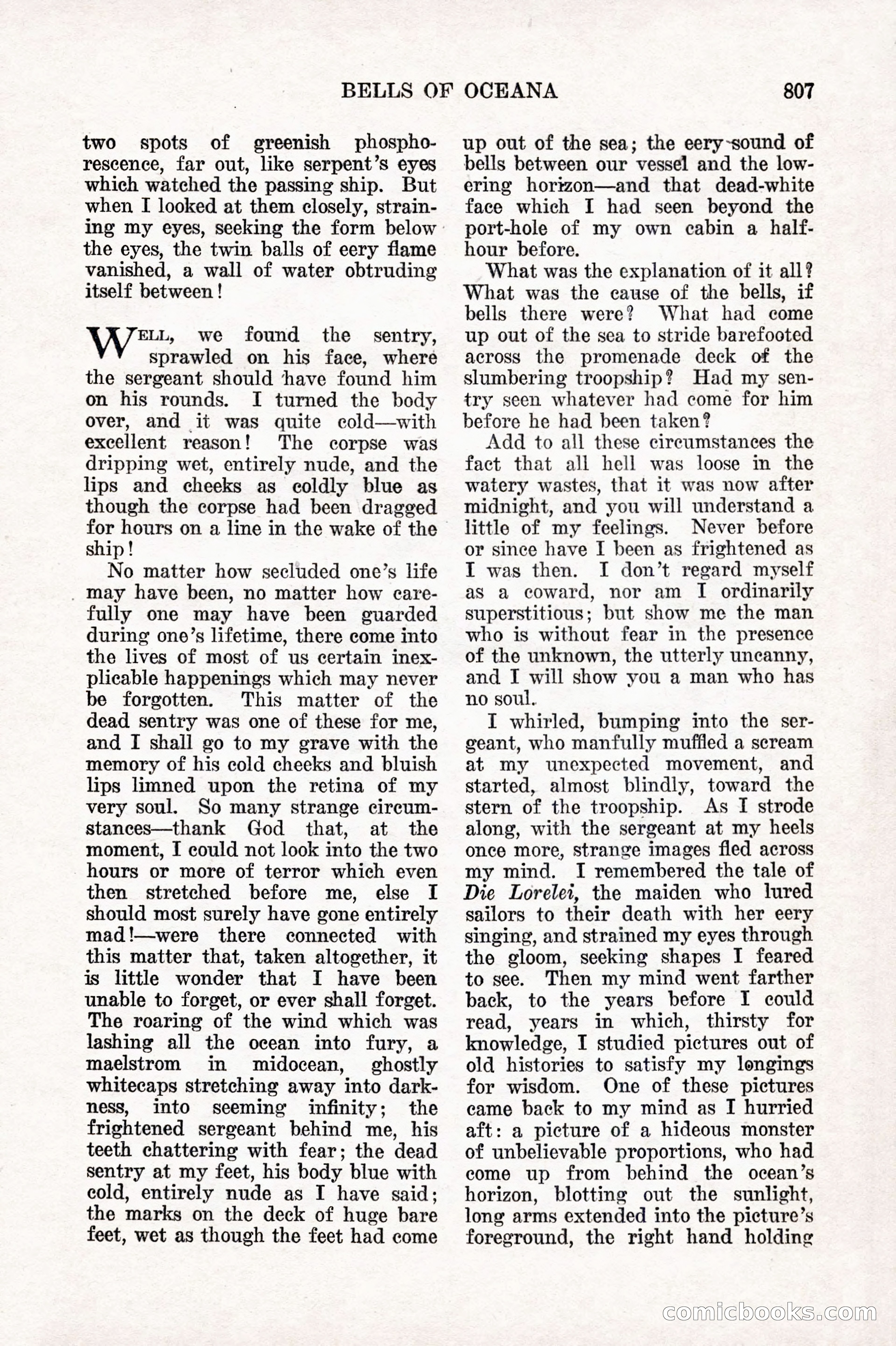 Weird Tales, Vol. 10 No. 6 — page 89 of 148