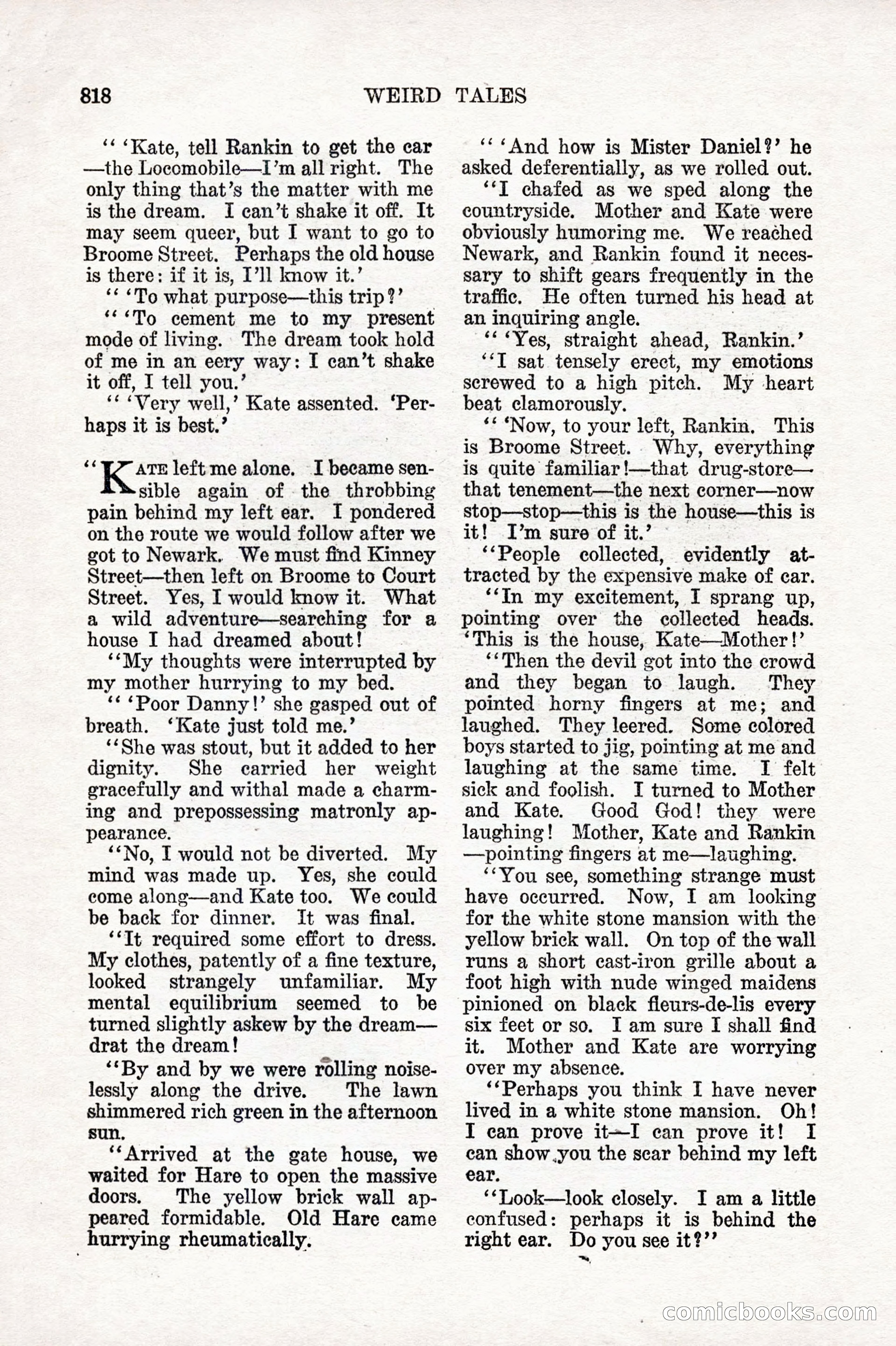 Weird Tales, Vol. 10 No. 6 — page 100 of 148