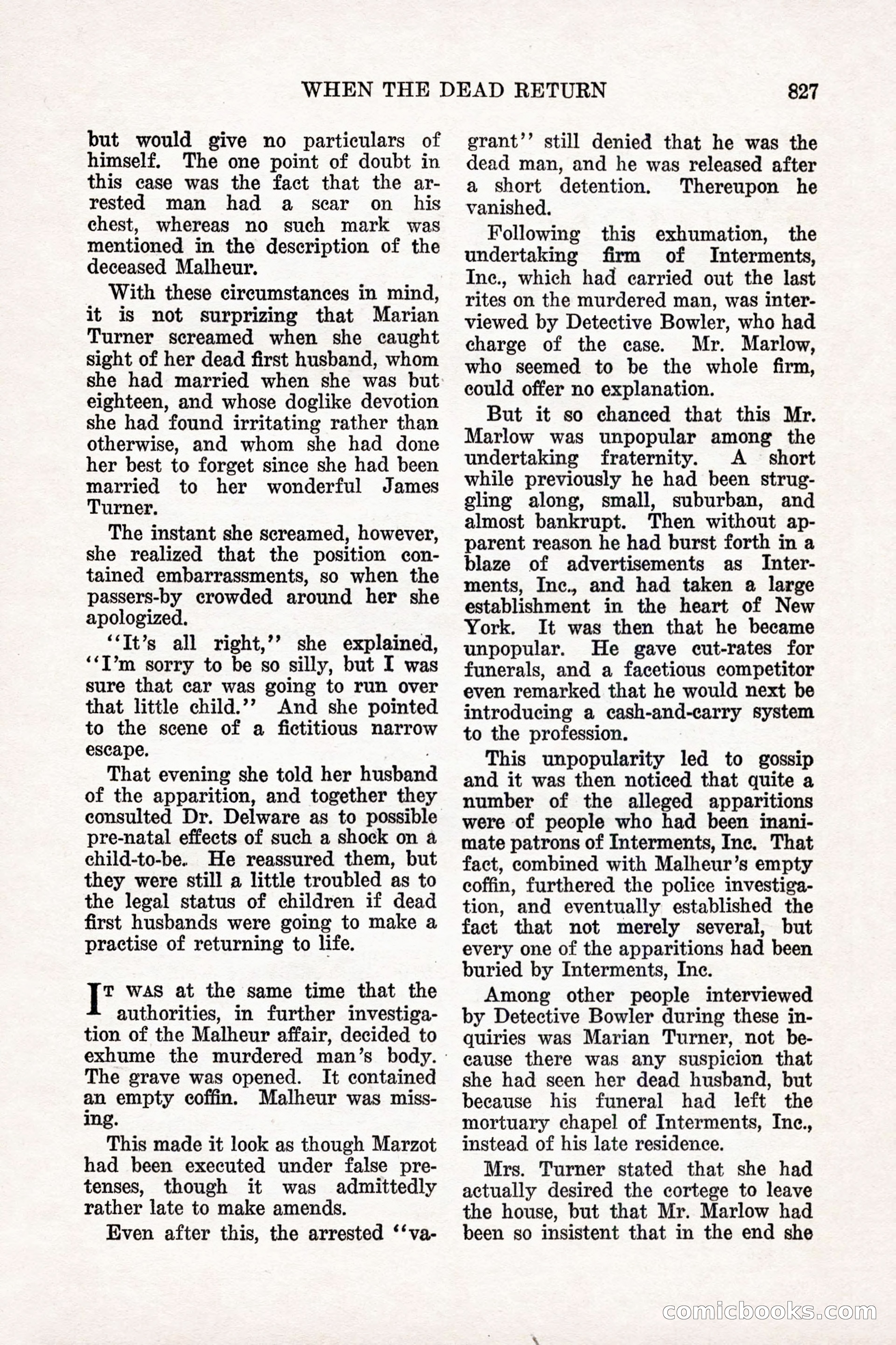 Weird Tales, Vol. 10 No. 6 — page 109 of 148