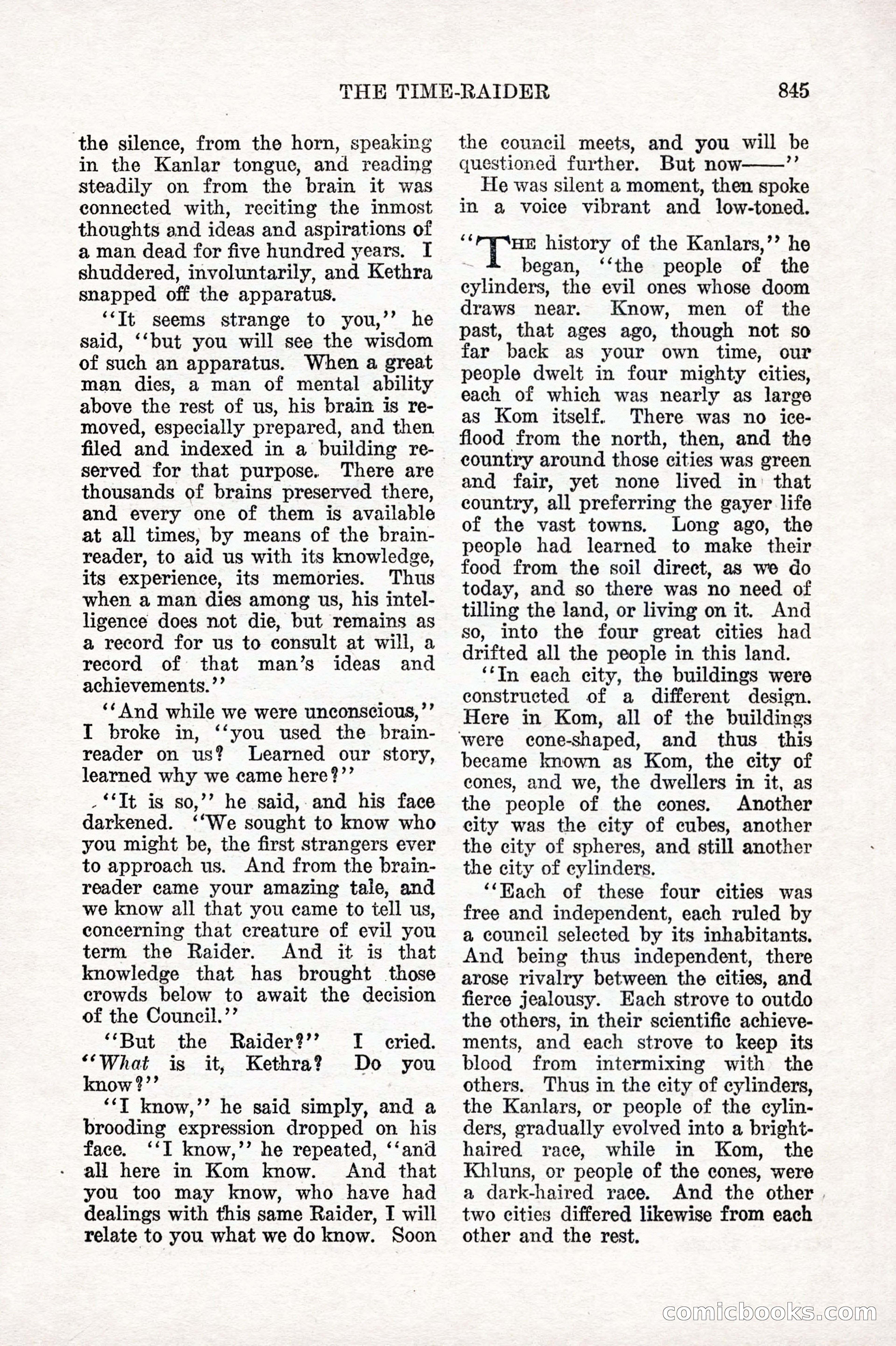 Weird Tales, Vol. 10 No. 6 — page 127 of 148