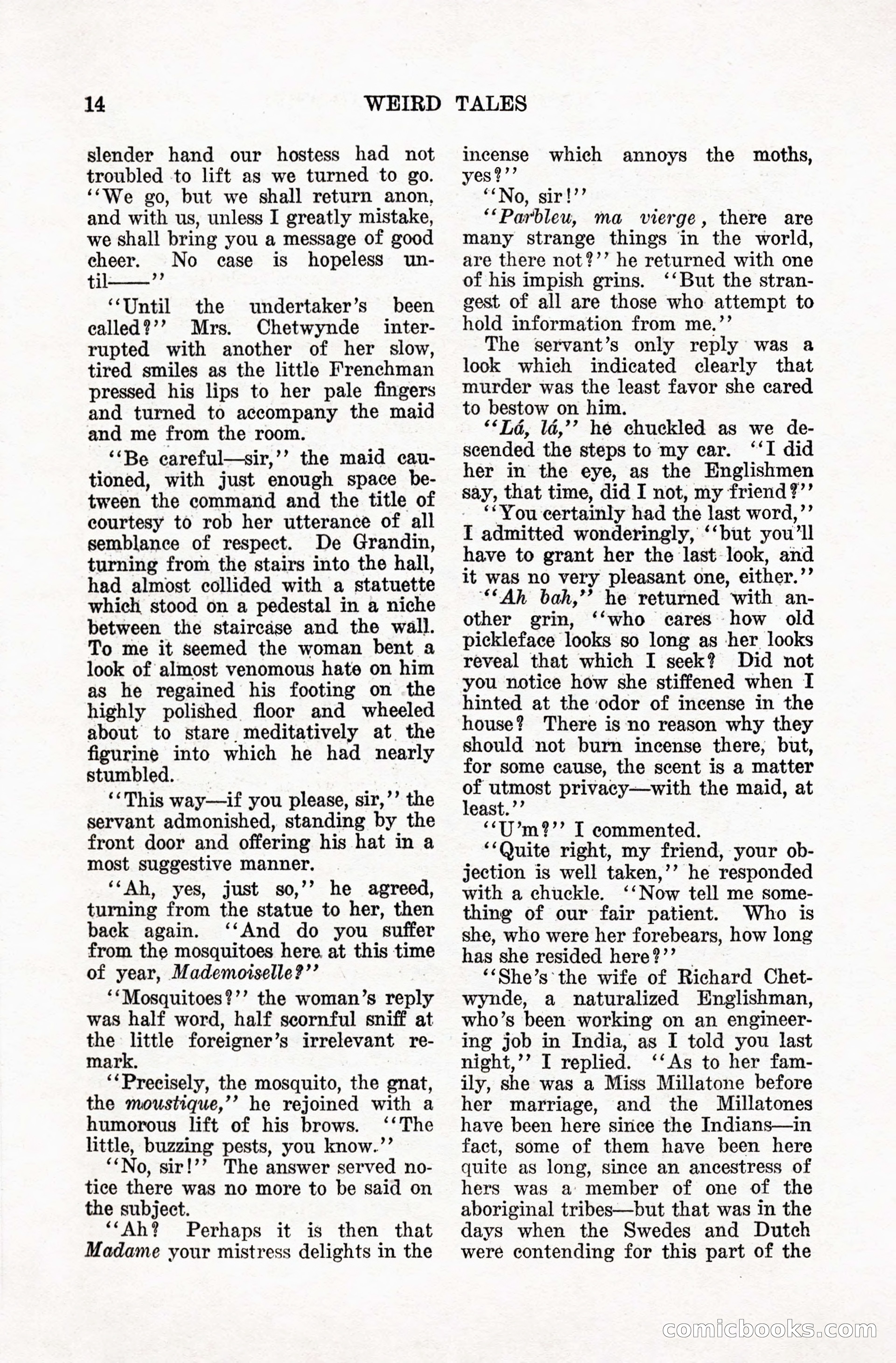 Weird Tales, January 1928 — page 15 of 146