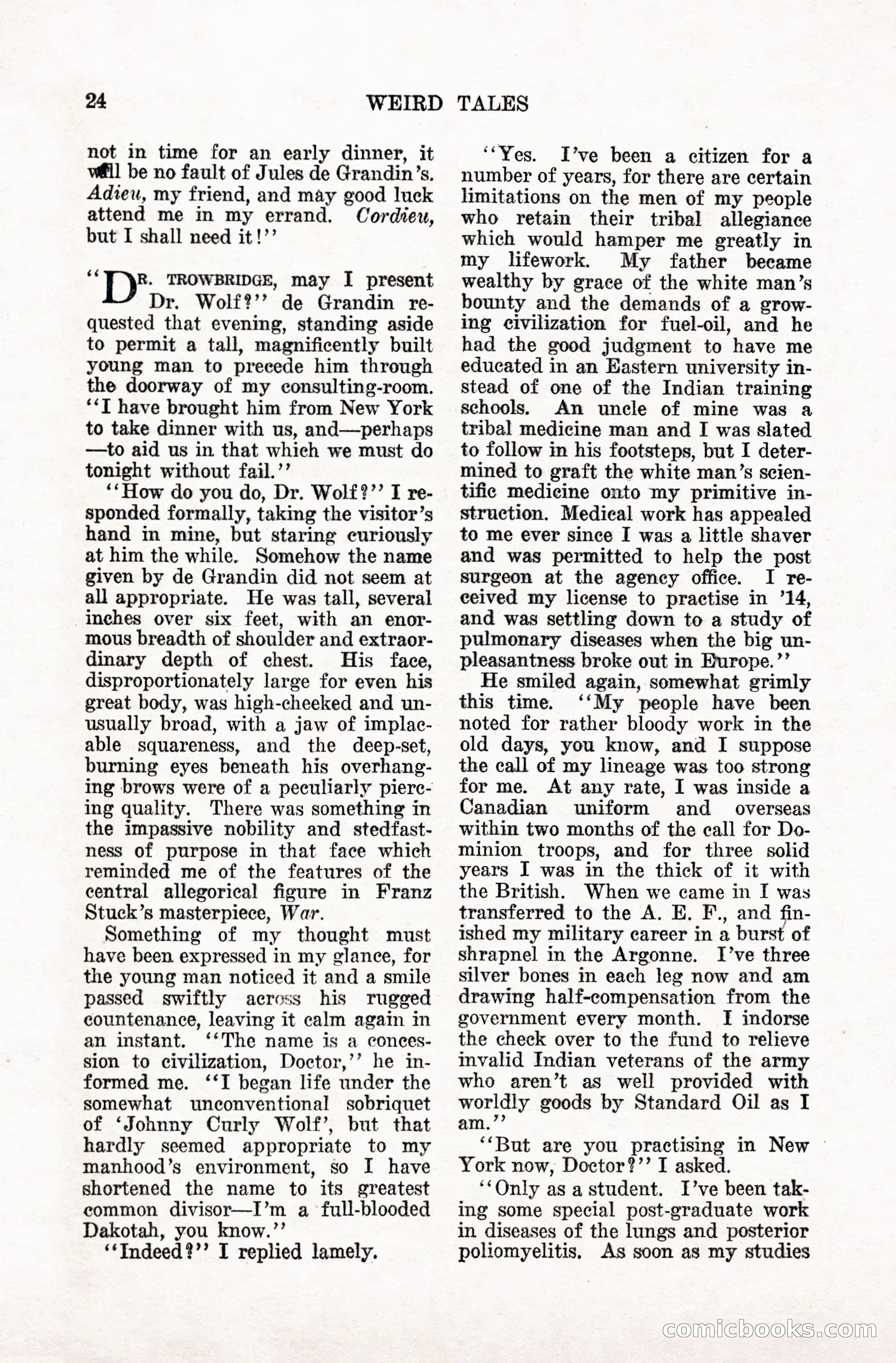 Weird Tales, January 1928 — page 25 of 146