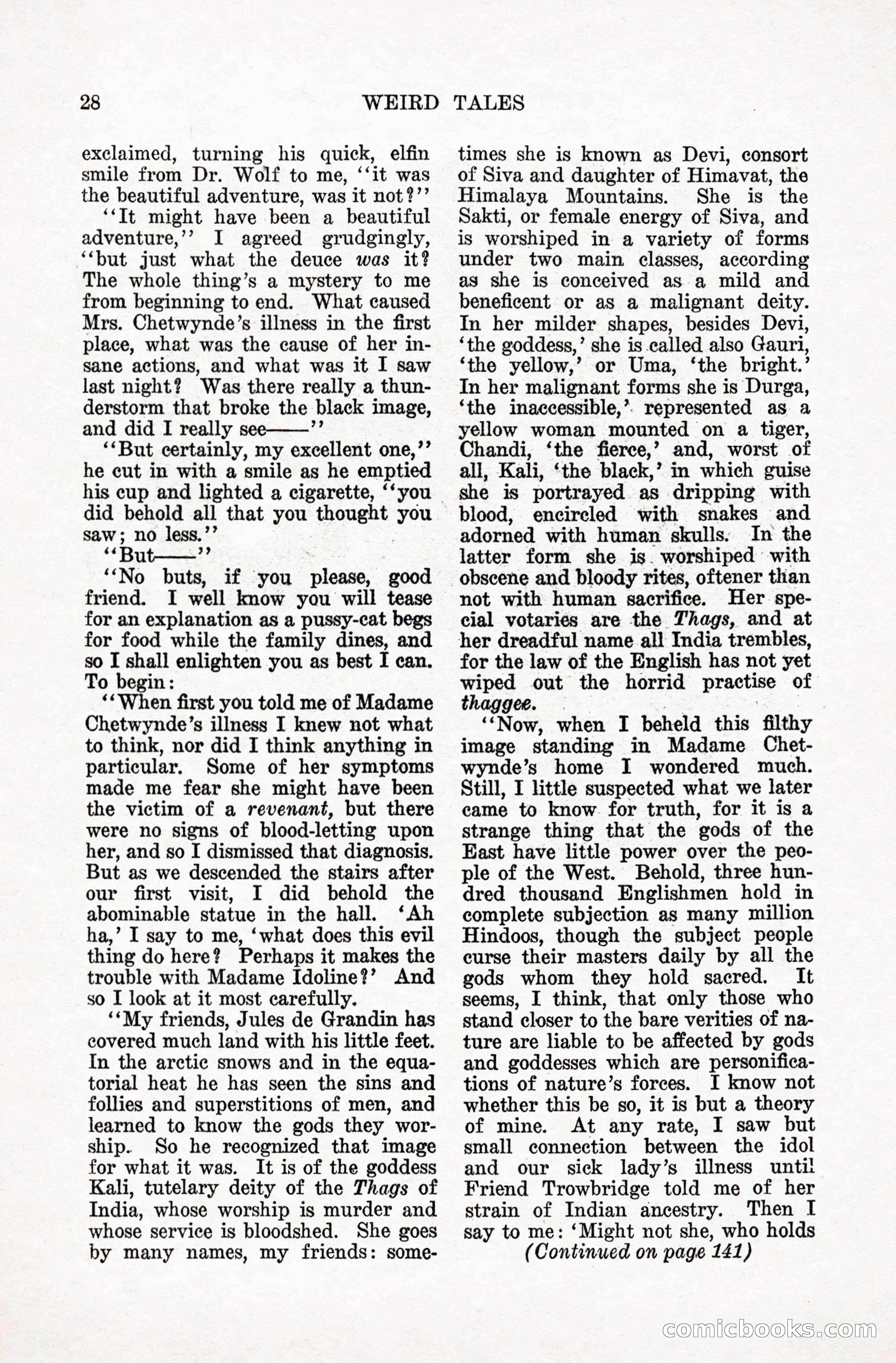 Weird Tales, January 1928 — page 29 of 146
