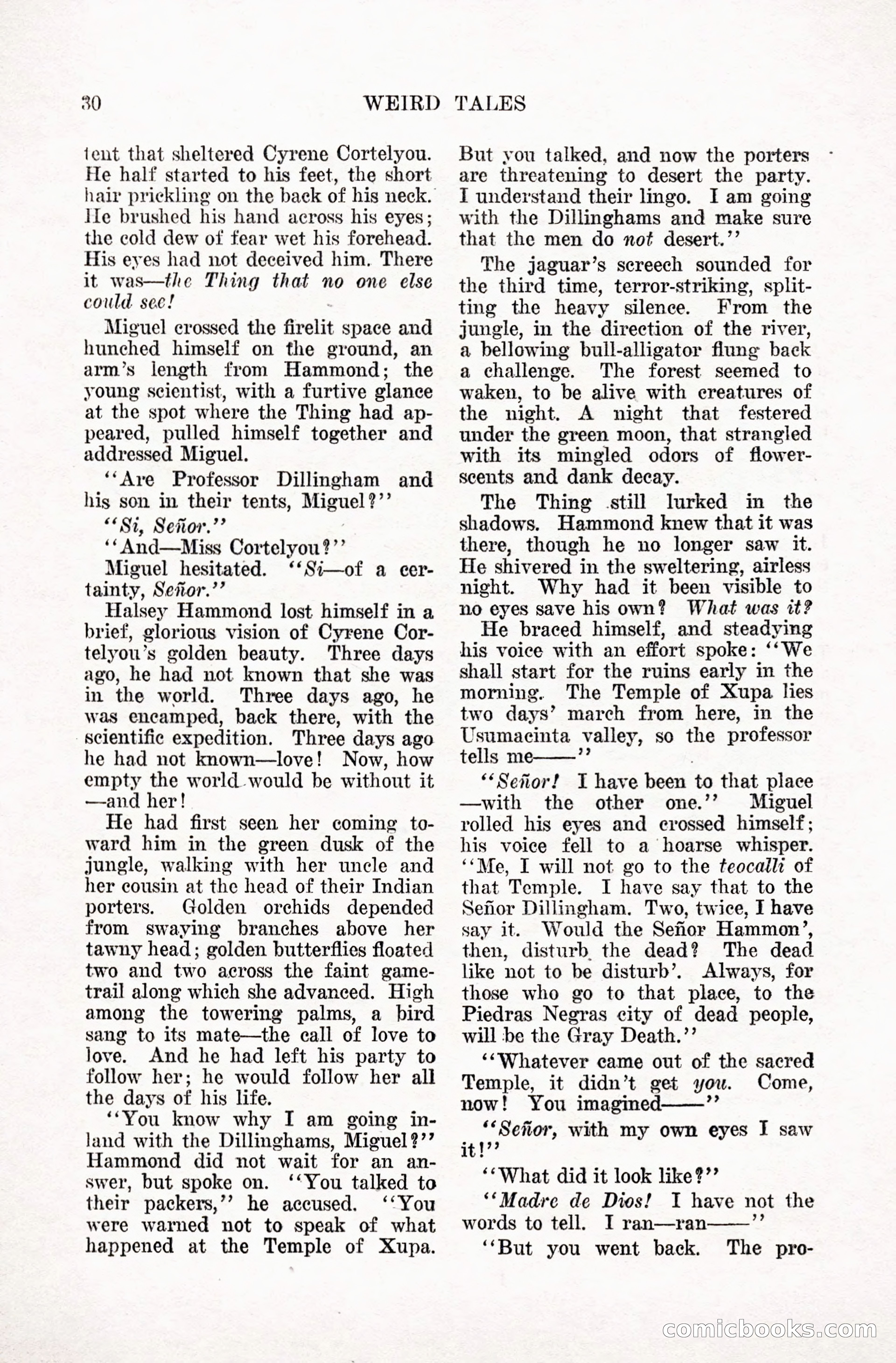 Weird Tales, January 1928 — page 31 of 146