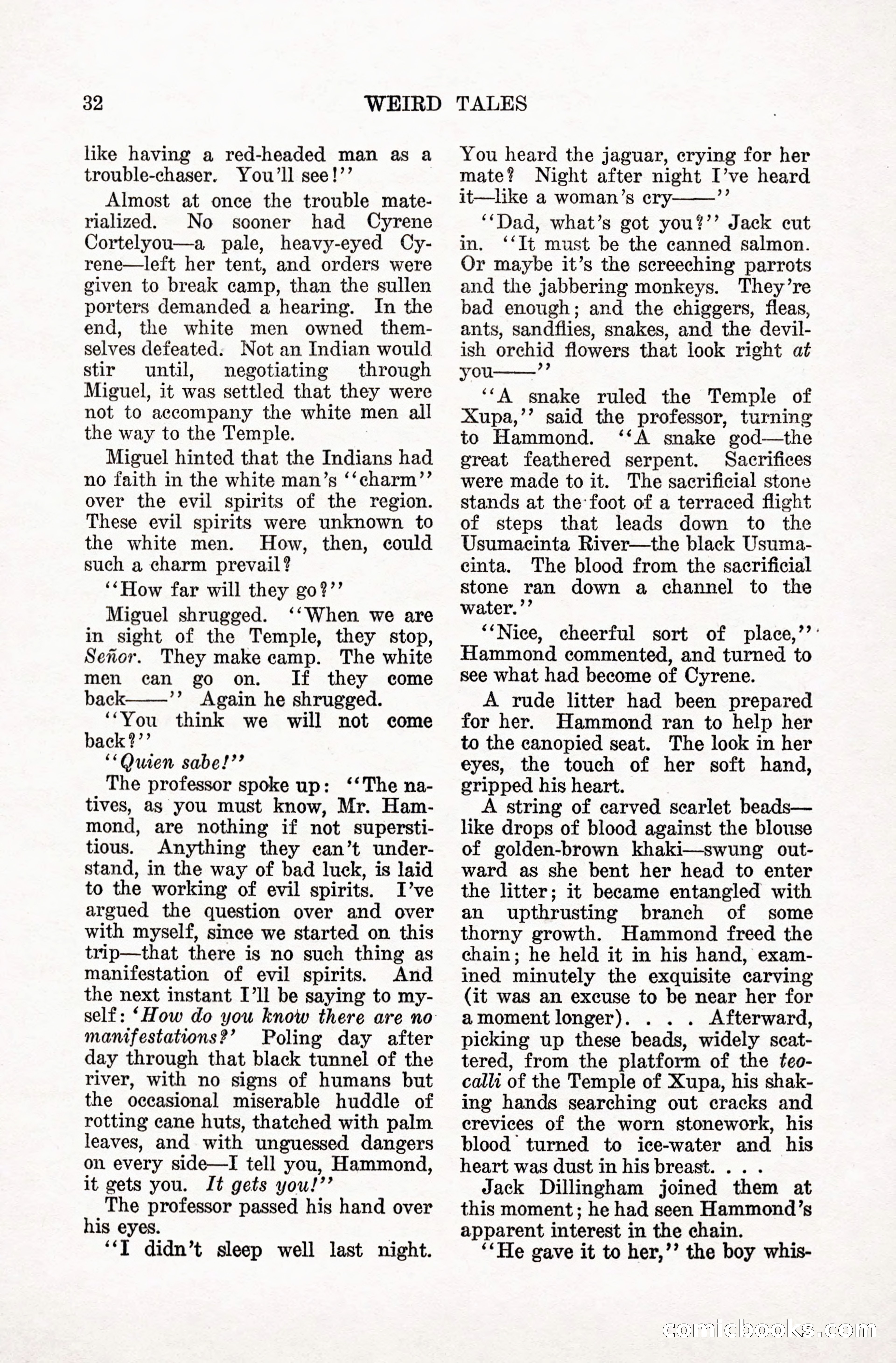 Weird Tales, January 1928 — page 33 of 146