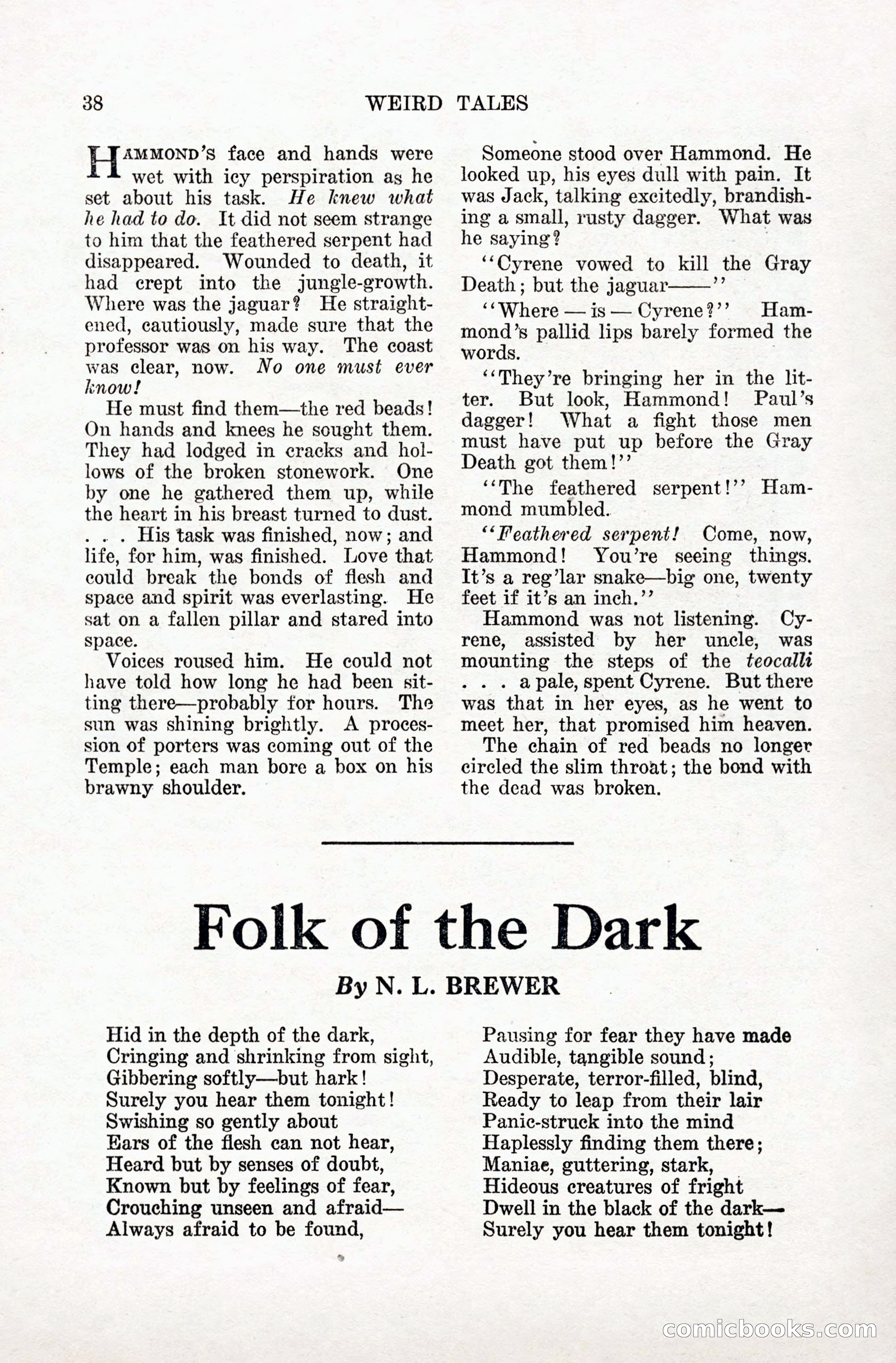 Weird Tales, January 1928 — page 39 of 146