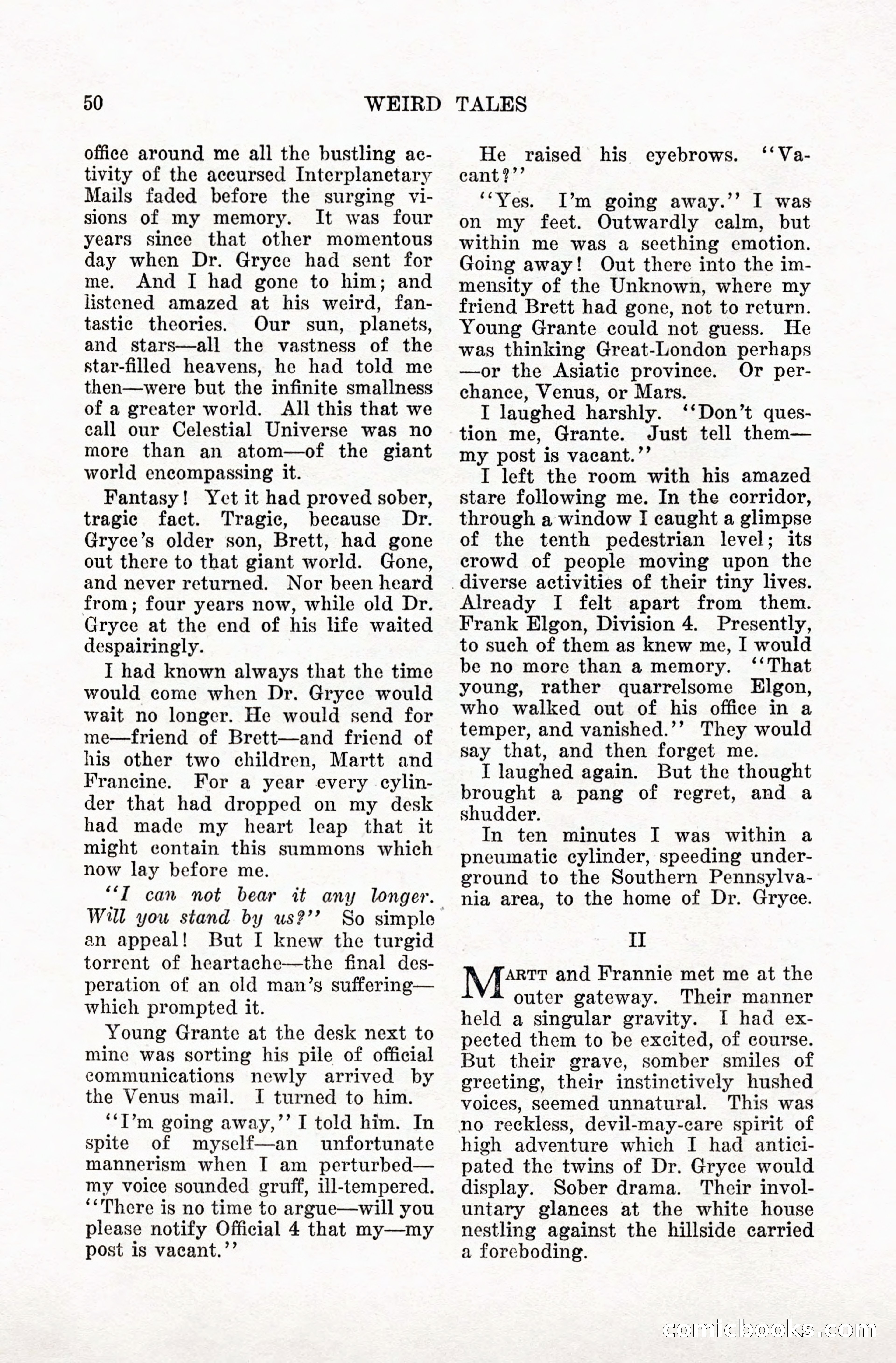 Weird Tales, January 1928 — page 51 of 146