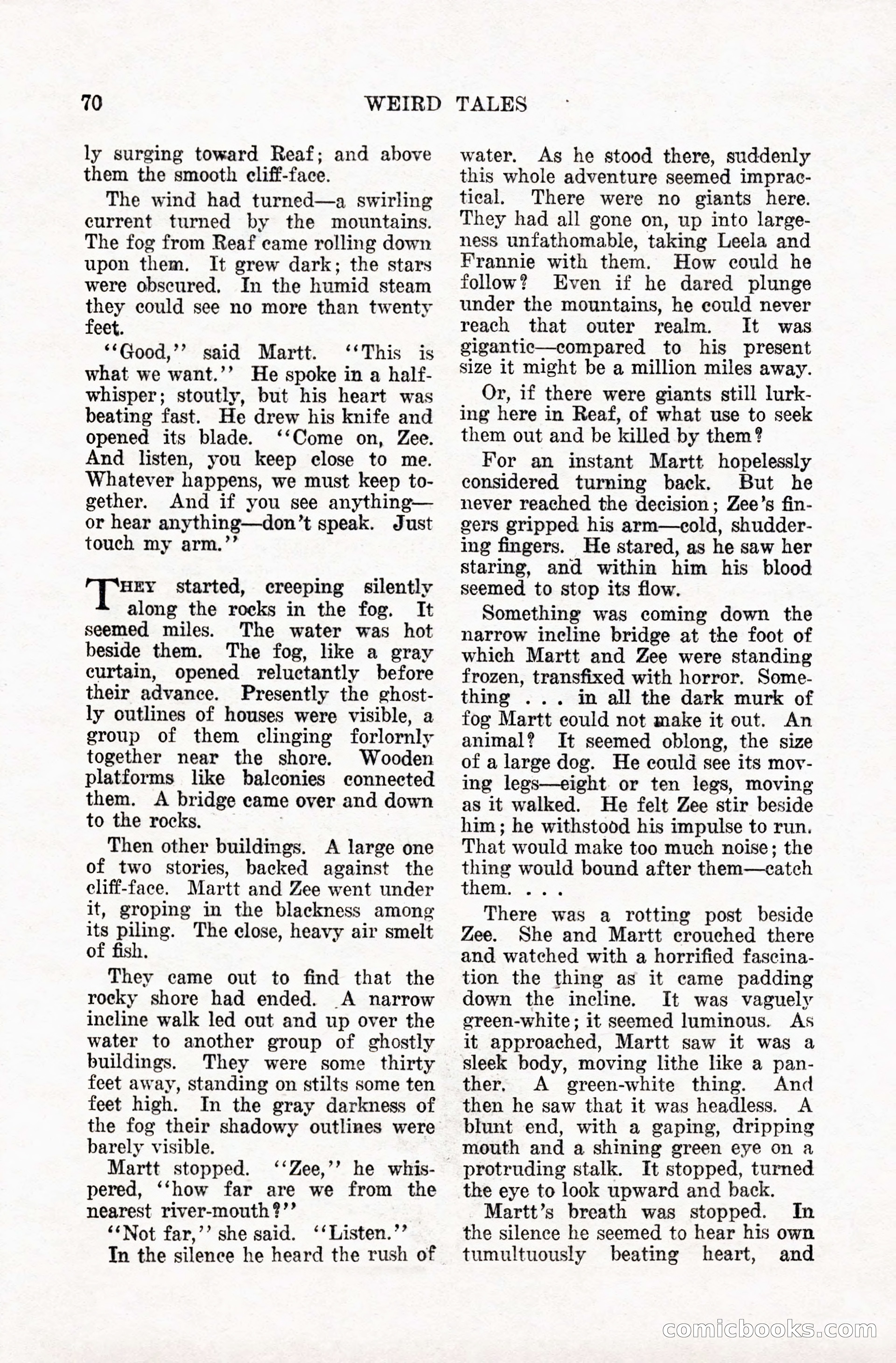 Weird Tales, January 1928 — page 71 of 146
